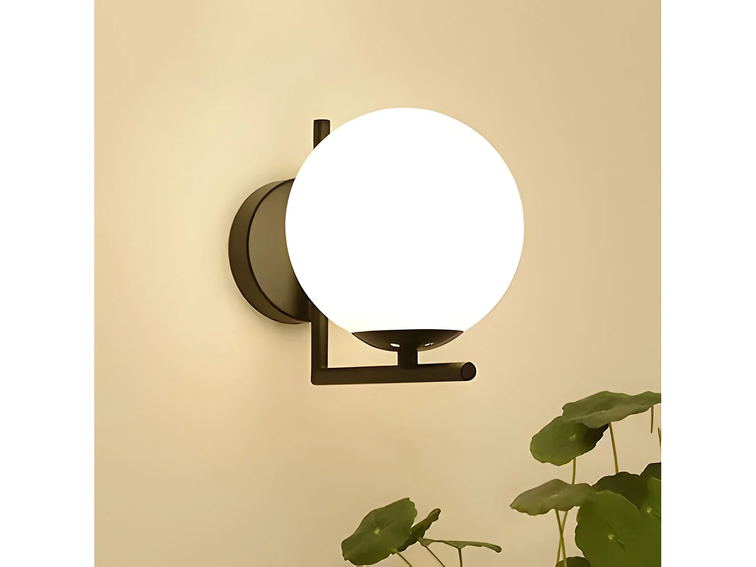 Applique Murale Toolight G101-1W Black White
