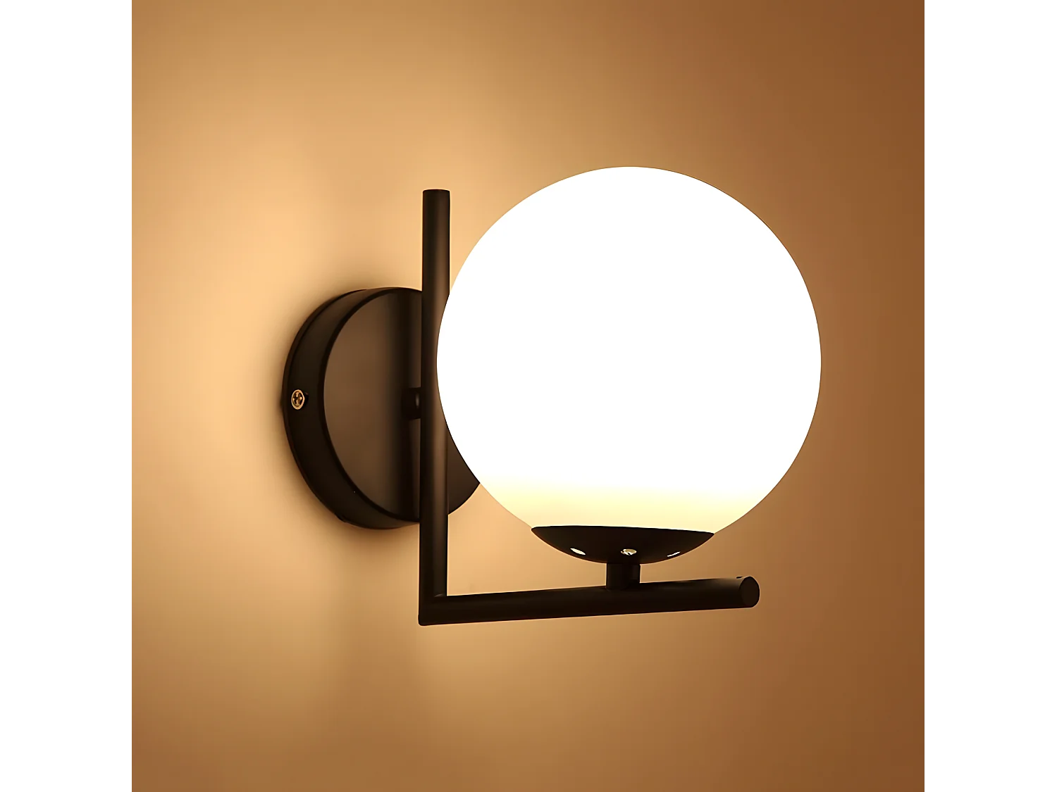 Lampada Da Parete Toolight G101-1W Black White