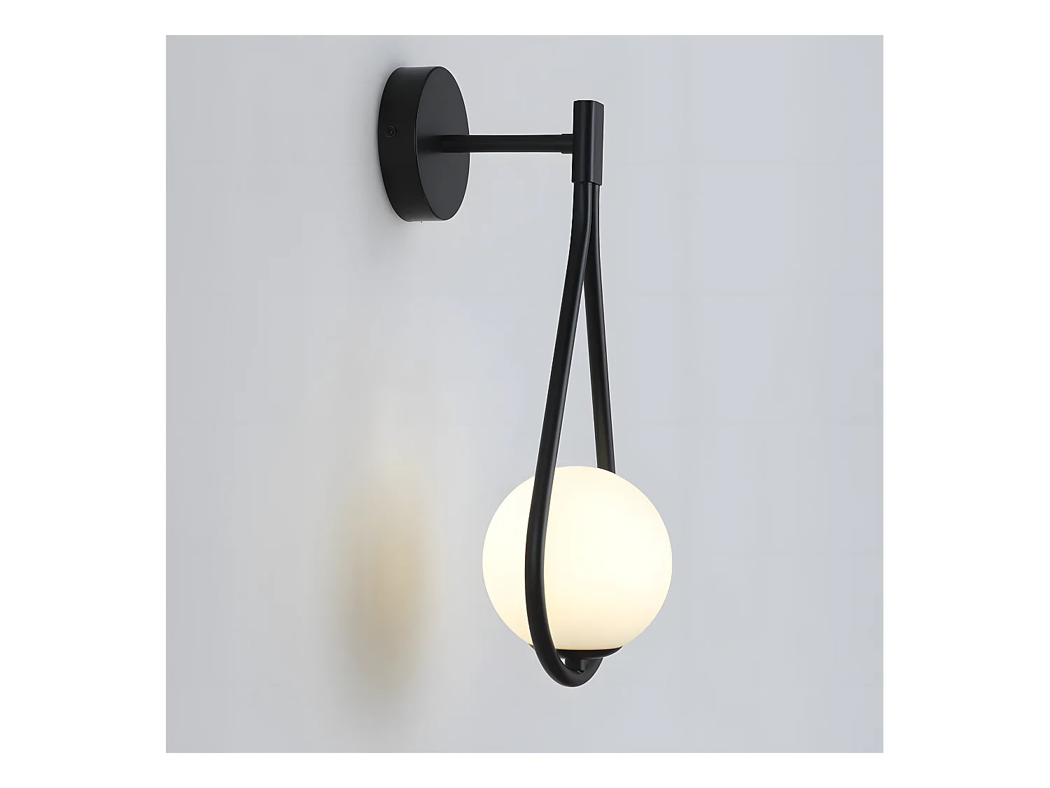 Applique Murale Toolight G093-1W Black White