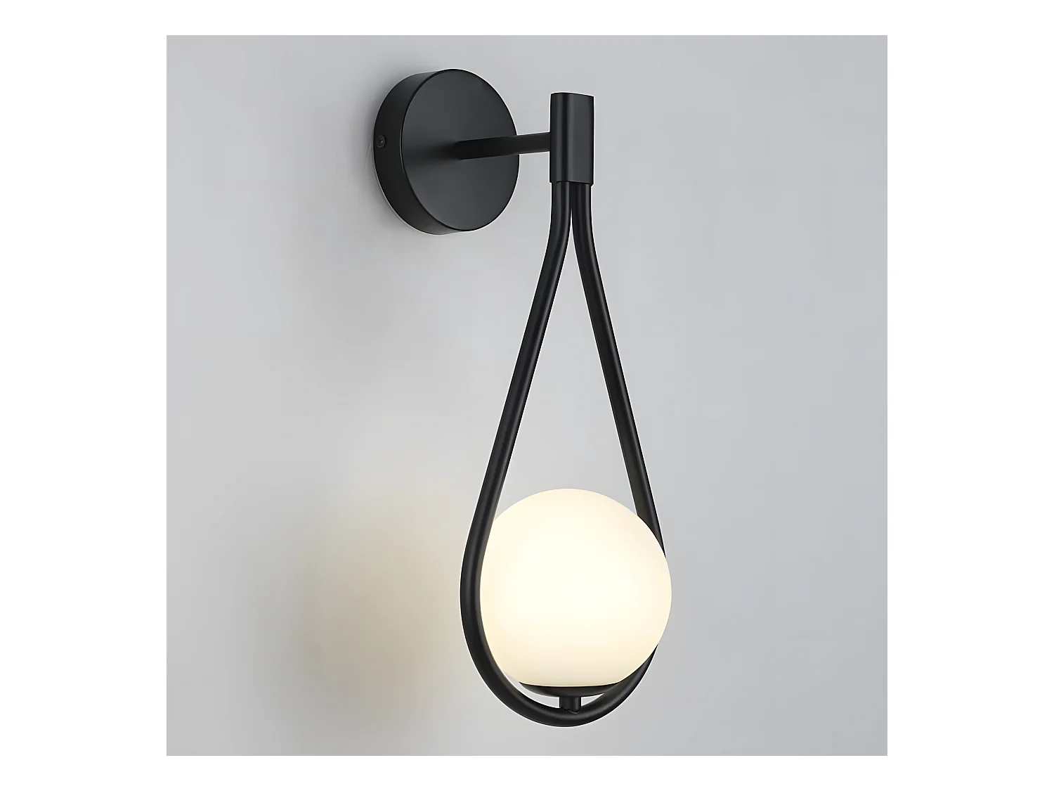 Applique Murale Toolight G093-1W Black White