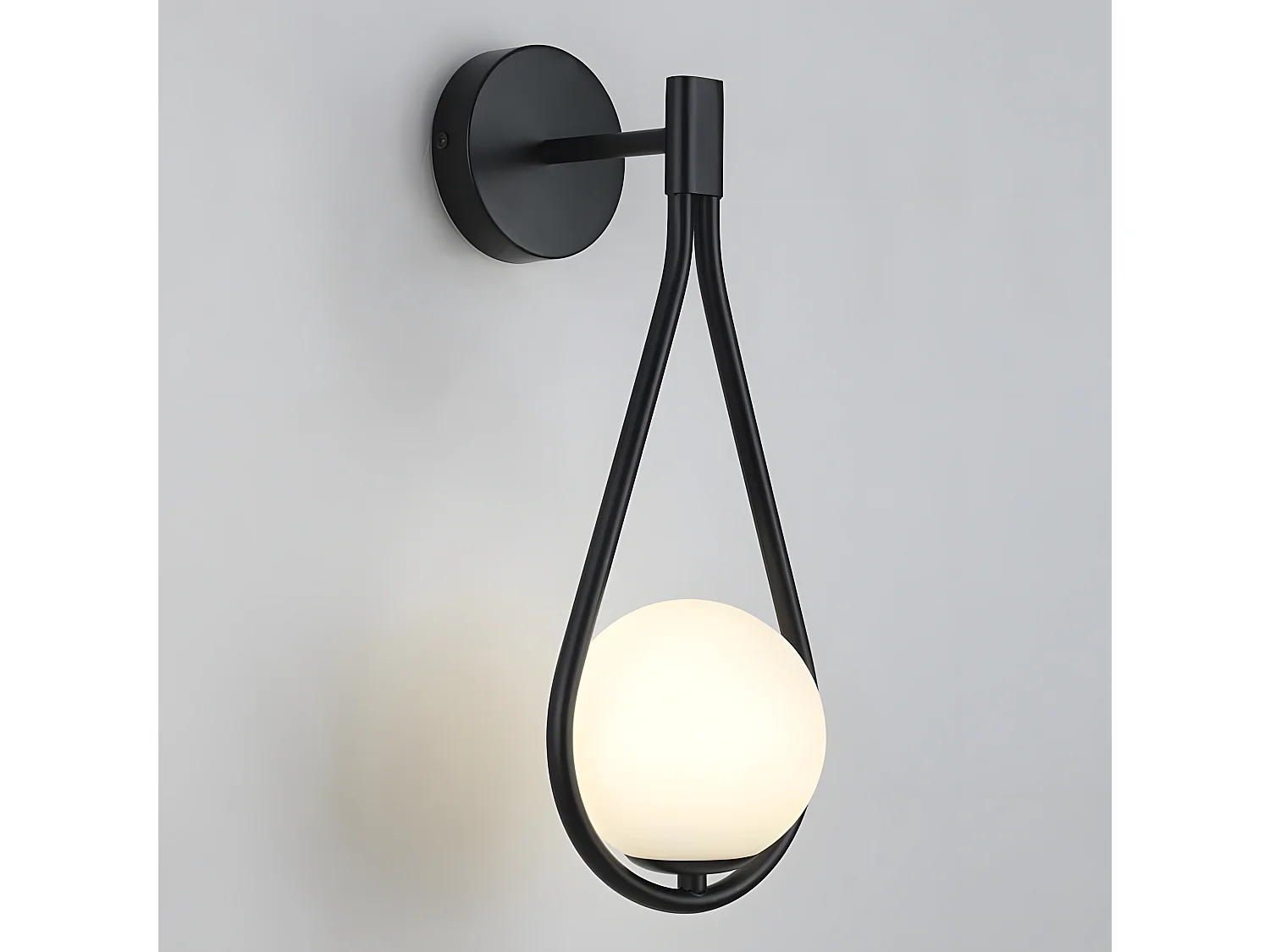 Applique Murale Toolight G093-1W Black White