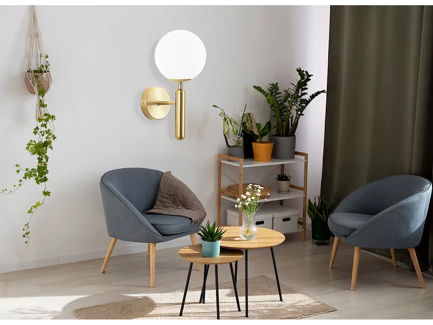 Applique Murale Toolight G098-1W Gold White