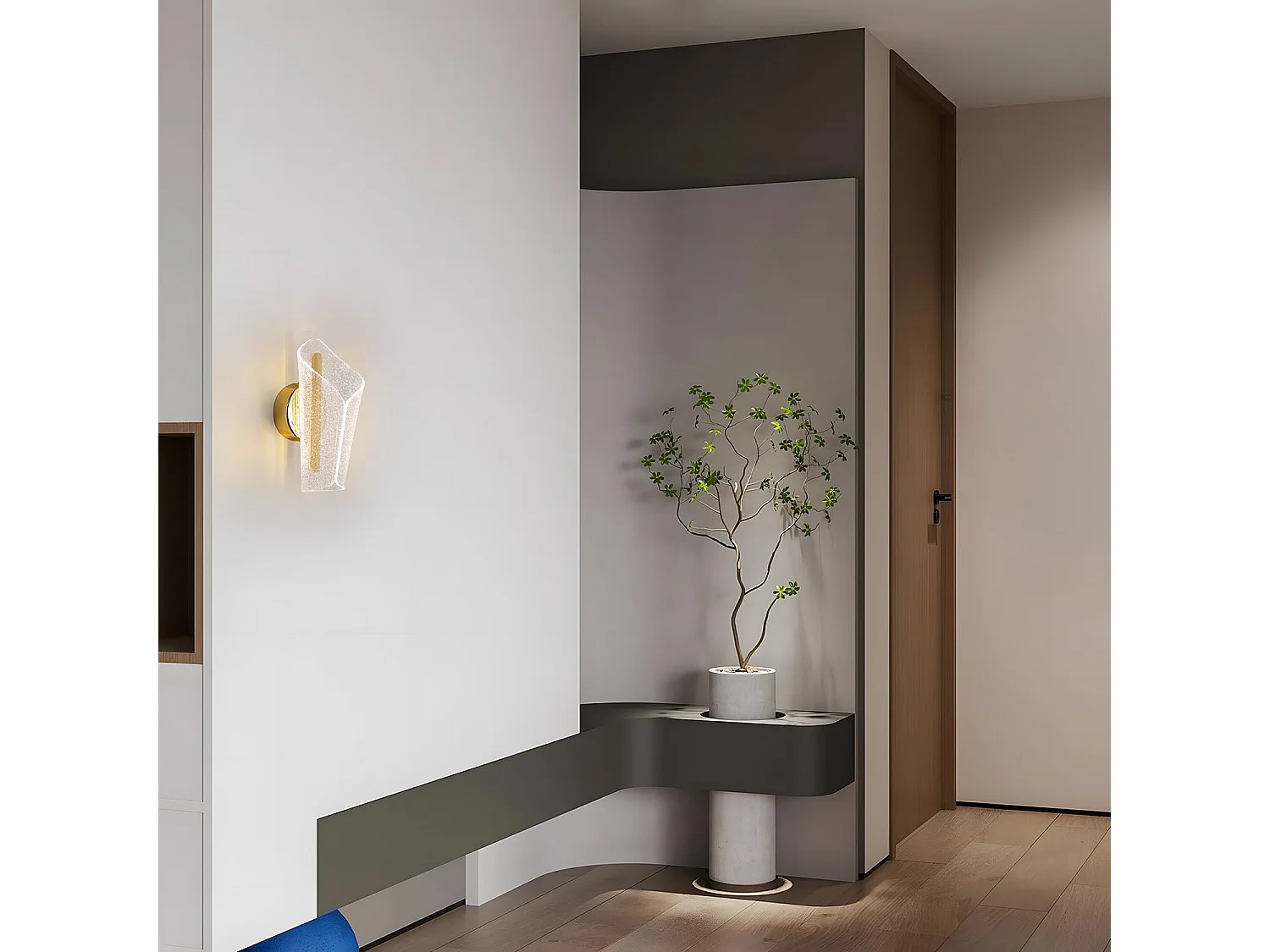 Lampada Da Parete Led Toolight G030-W Gold