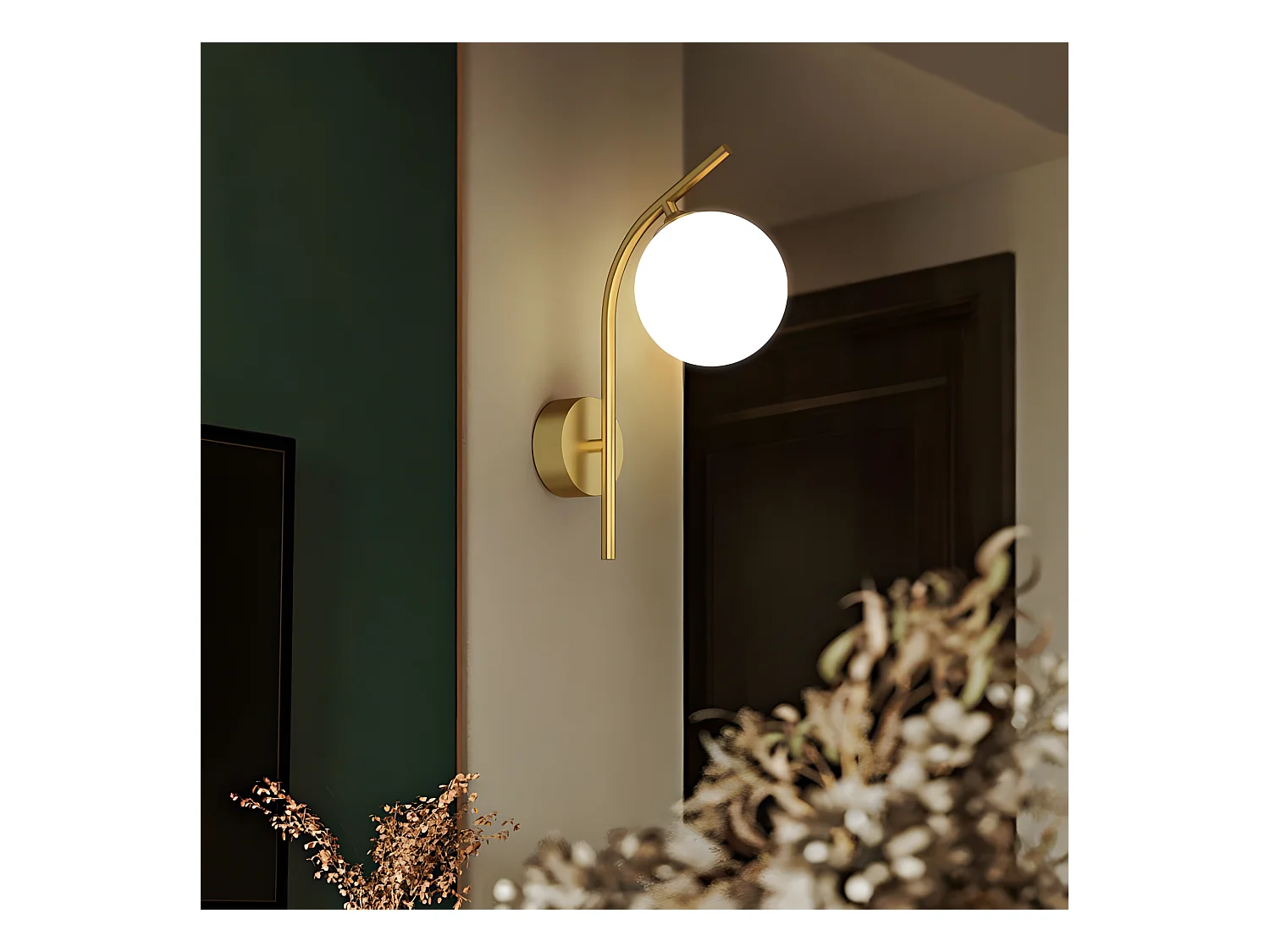 Applique Murale Toolight G104-1W Gold White