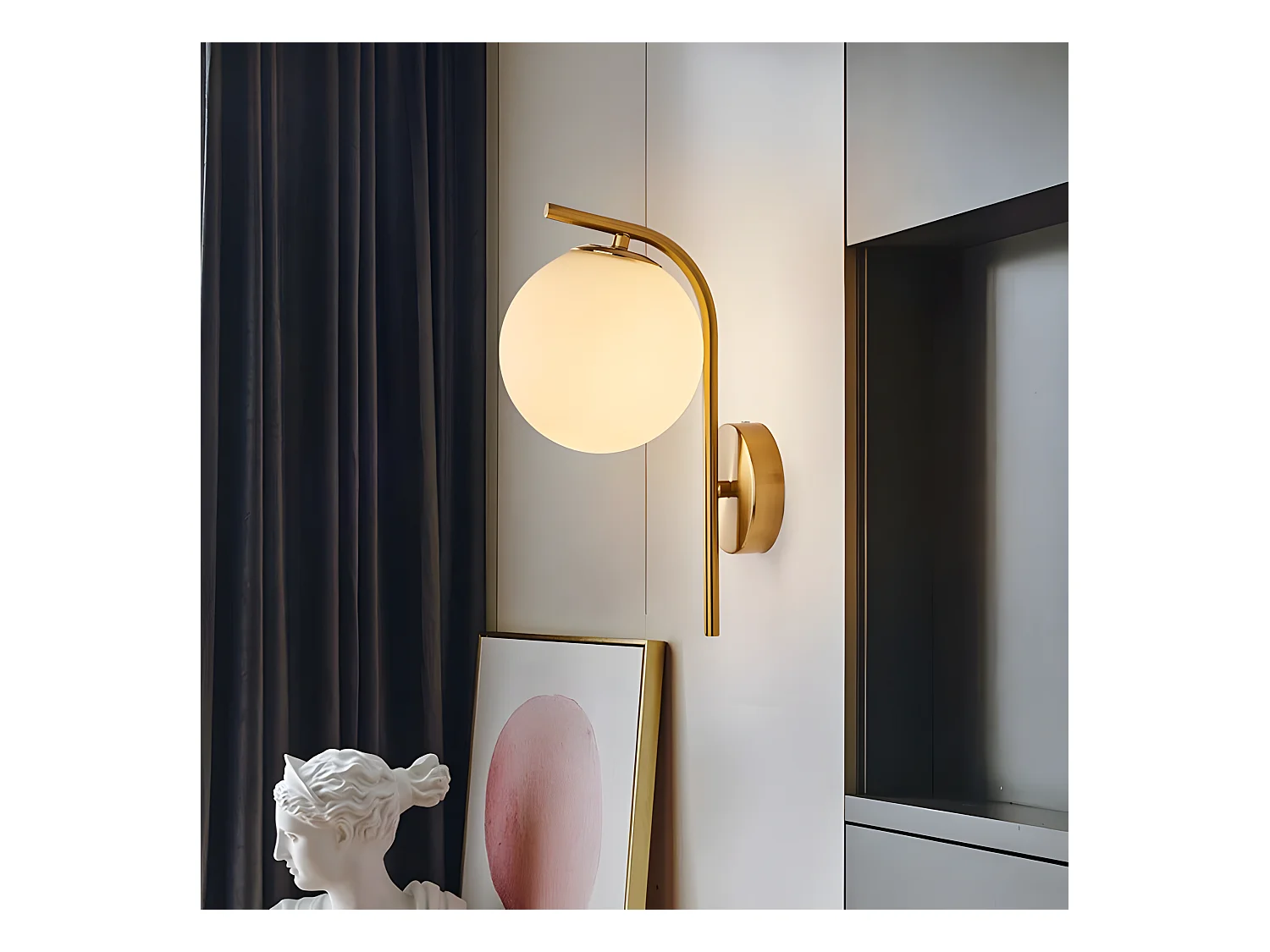 Applique Murale Toolight G104-1W Gold White