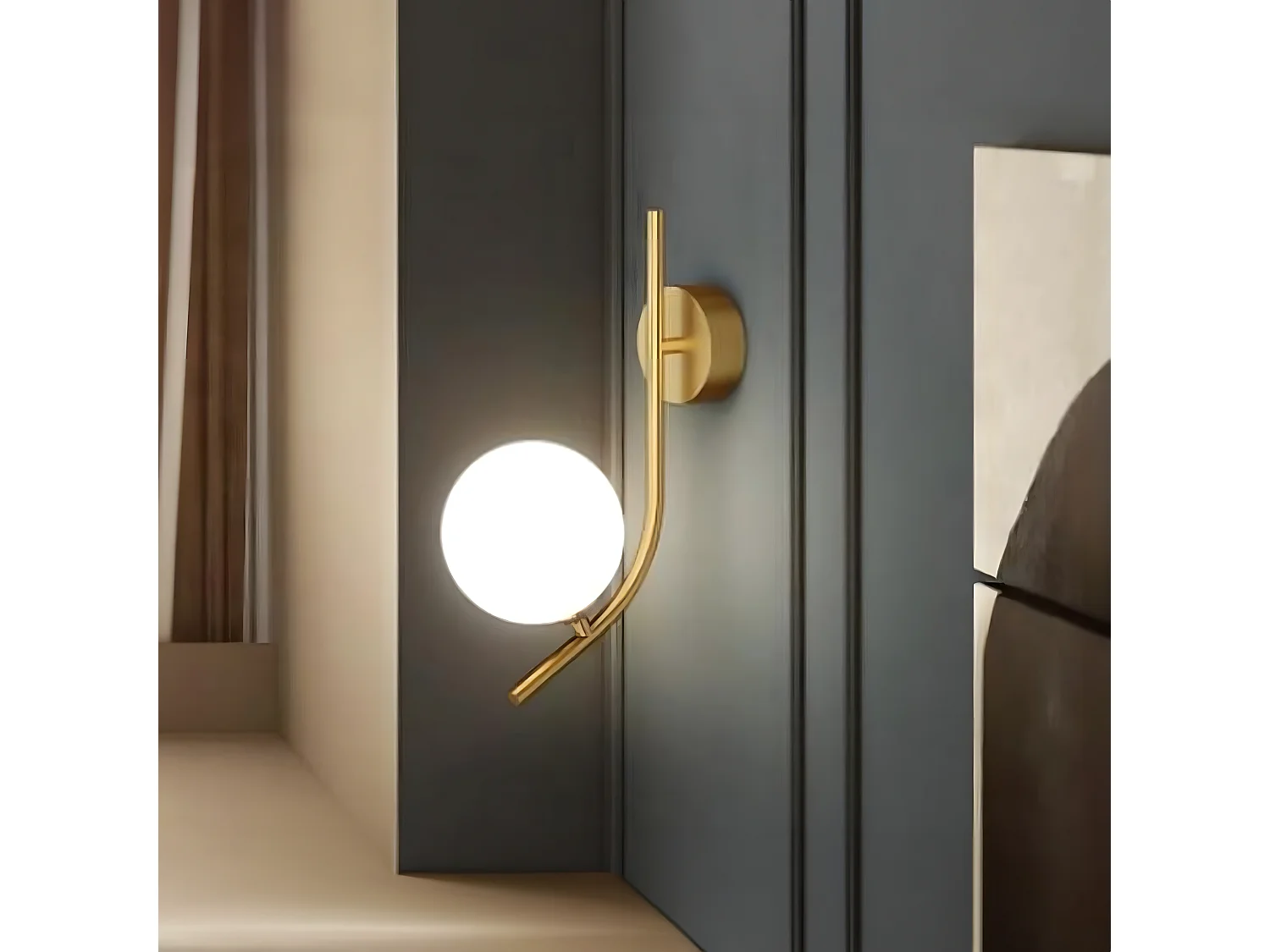 Applique Murale Toolight G104-1W Gold White