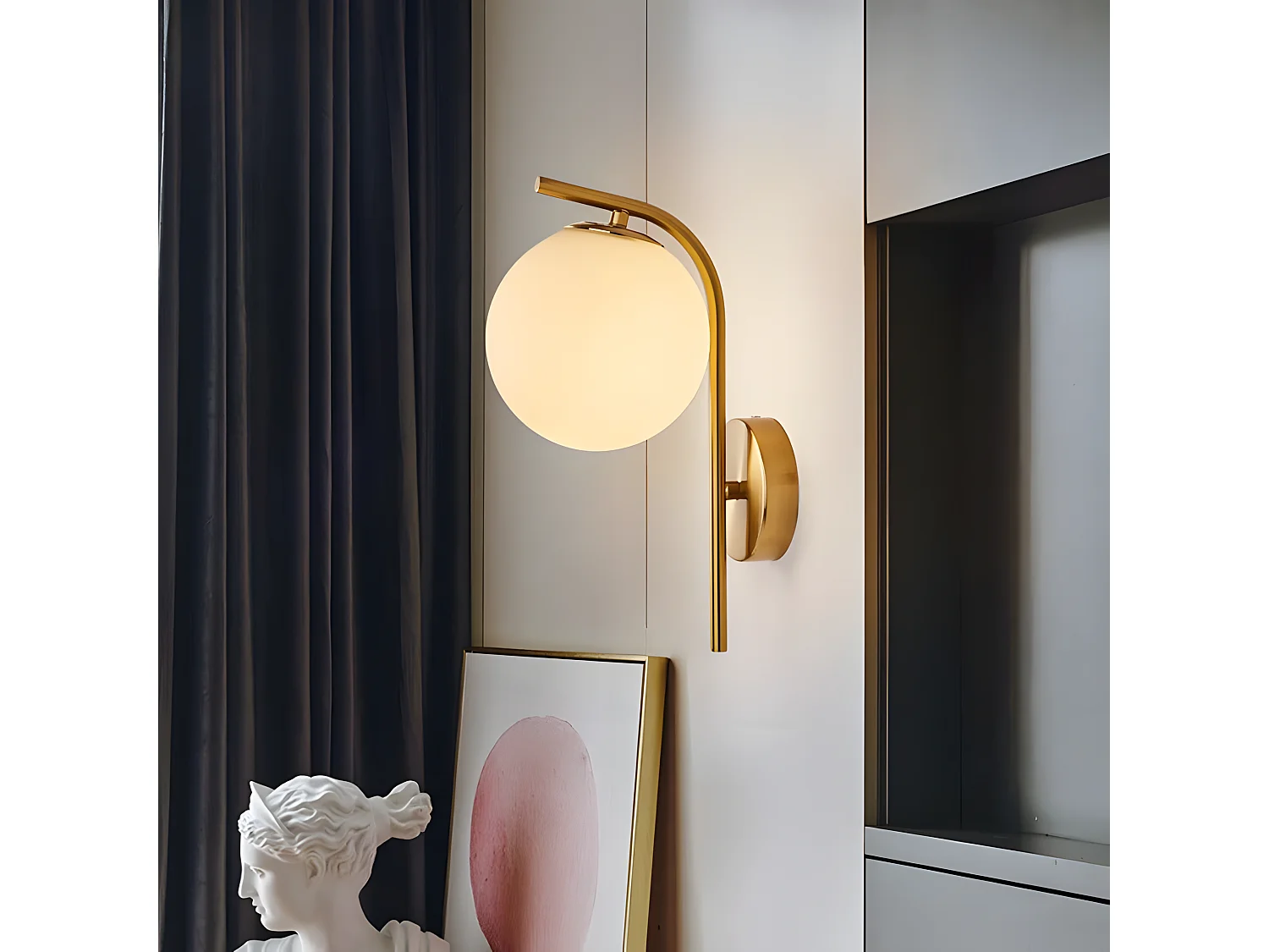 Applique Murale Toolight G104-1W Gold White