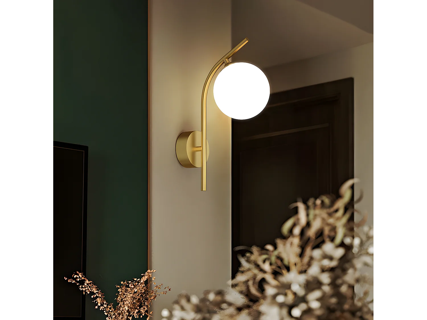 Applique Murale Toolight G104-1W Gold White