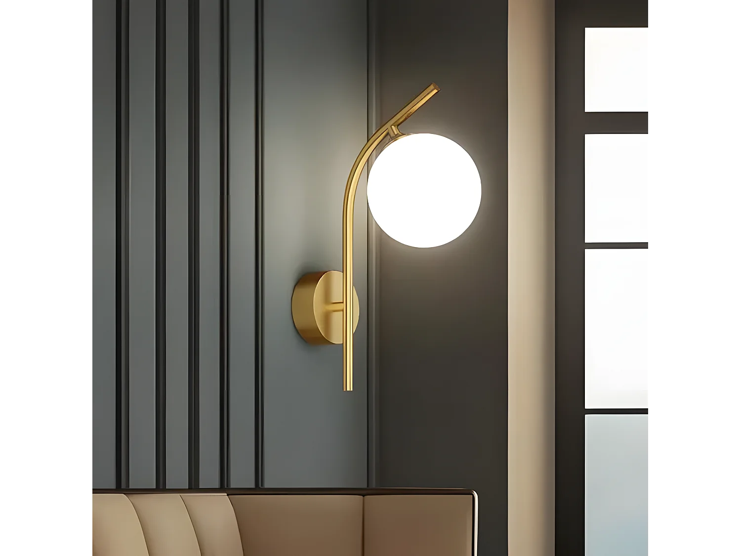 Applique Murale Toolight G104-1W Gold White