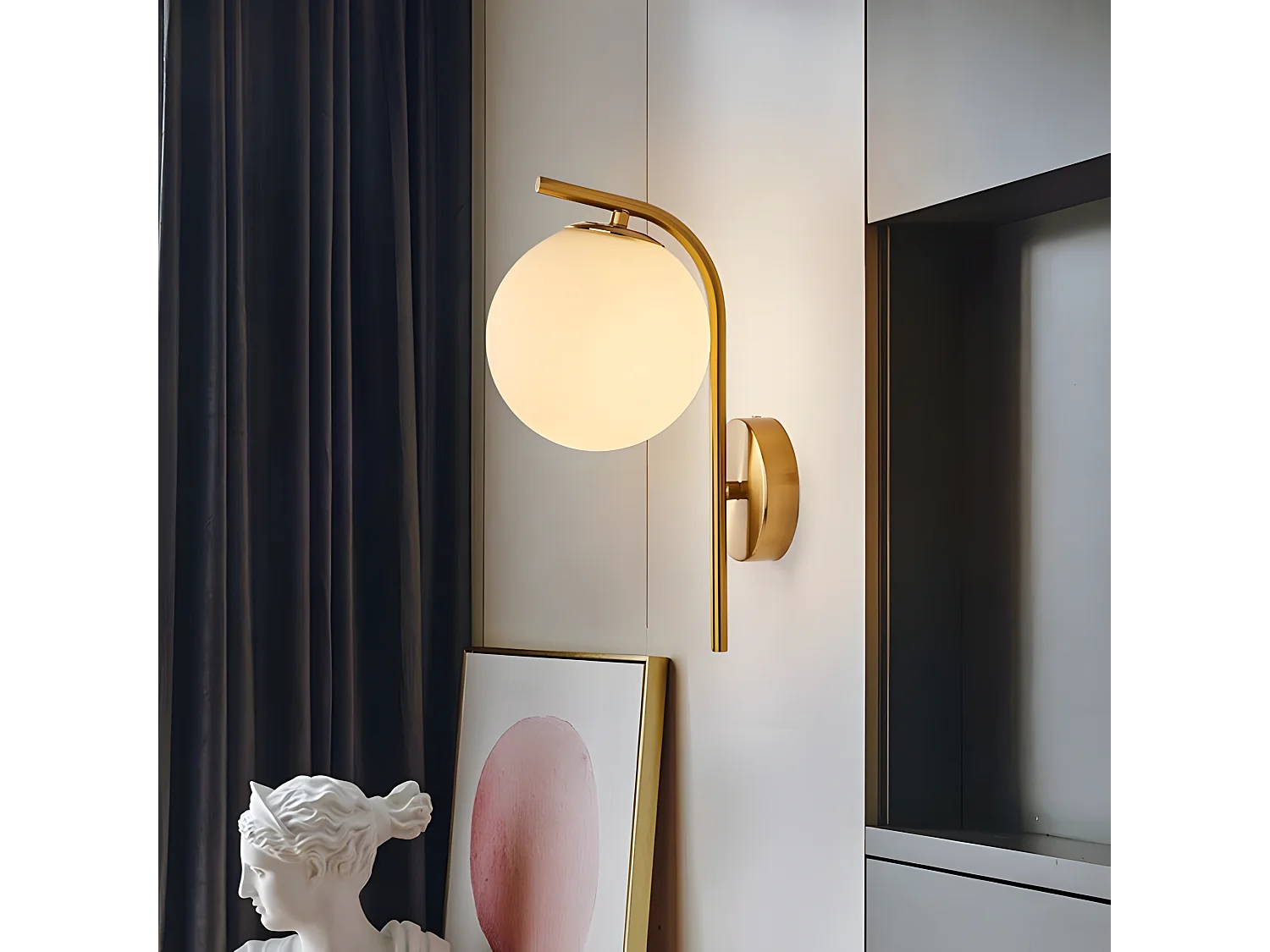 Applique Murale Toolight G104-1W Gold White