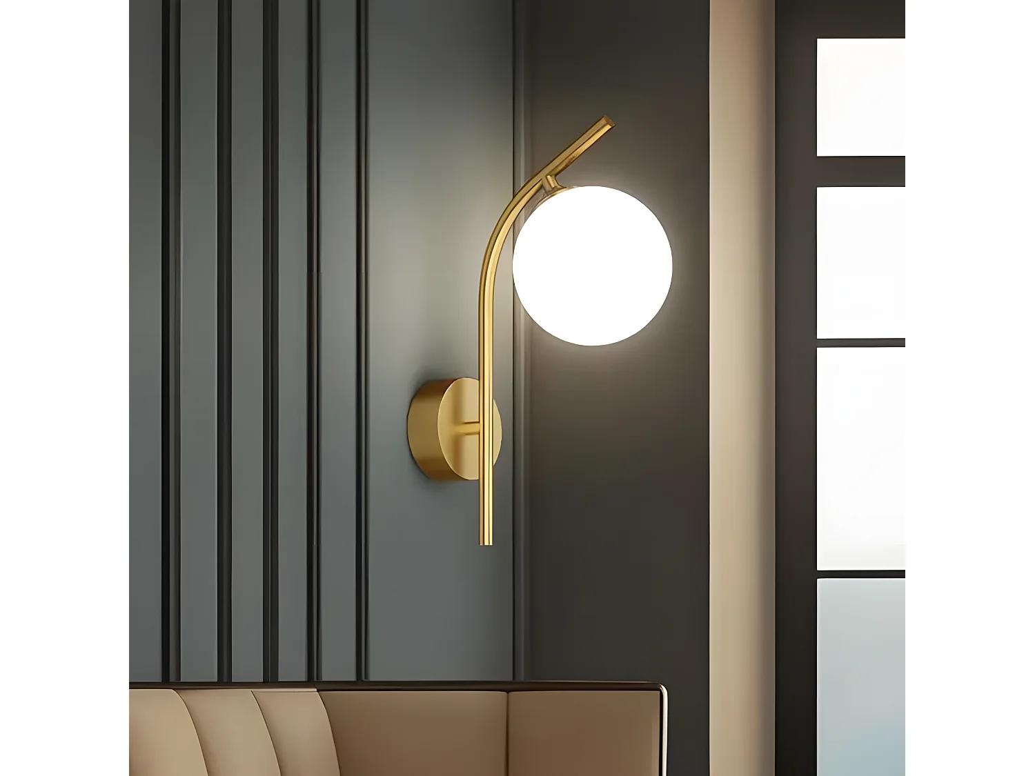 Applique Murale Toolight G104-1W Gold White