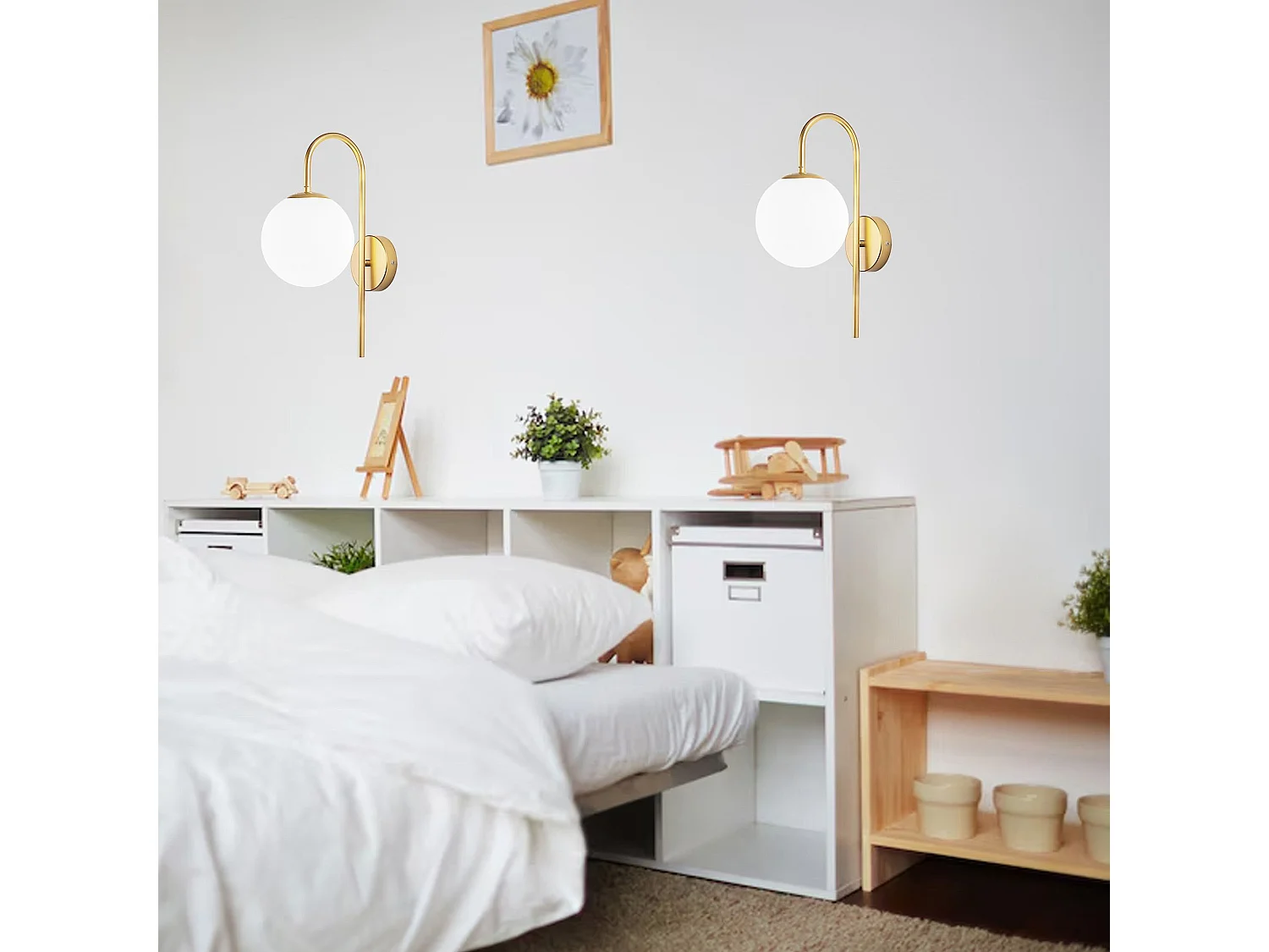 Applique Murale Toolight G091-1W Gold White