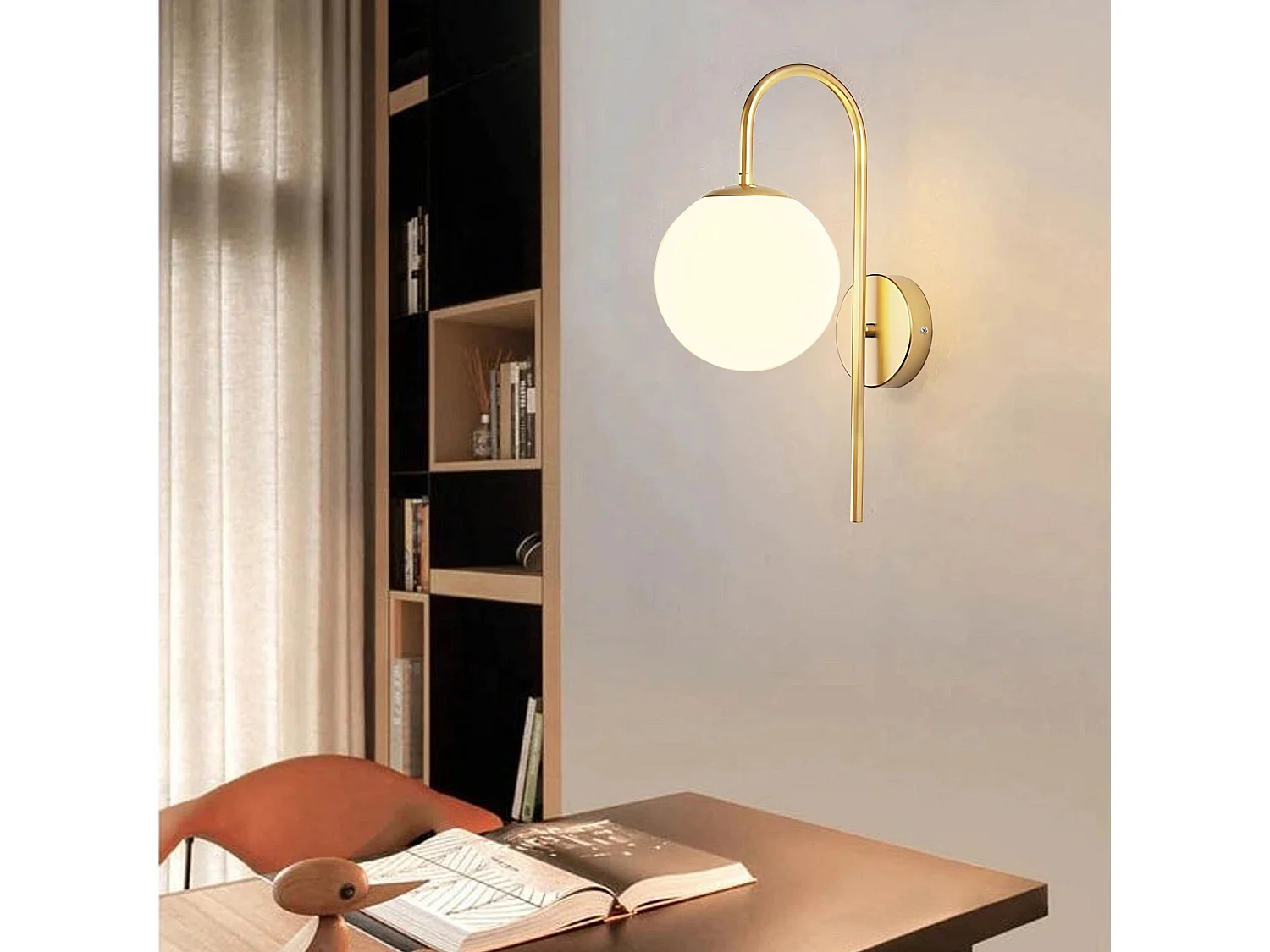 Applique Murale Toolight G091-1W Gold White