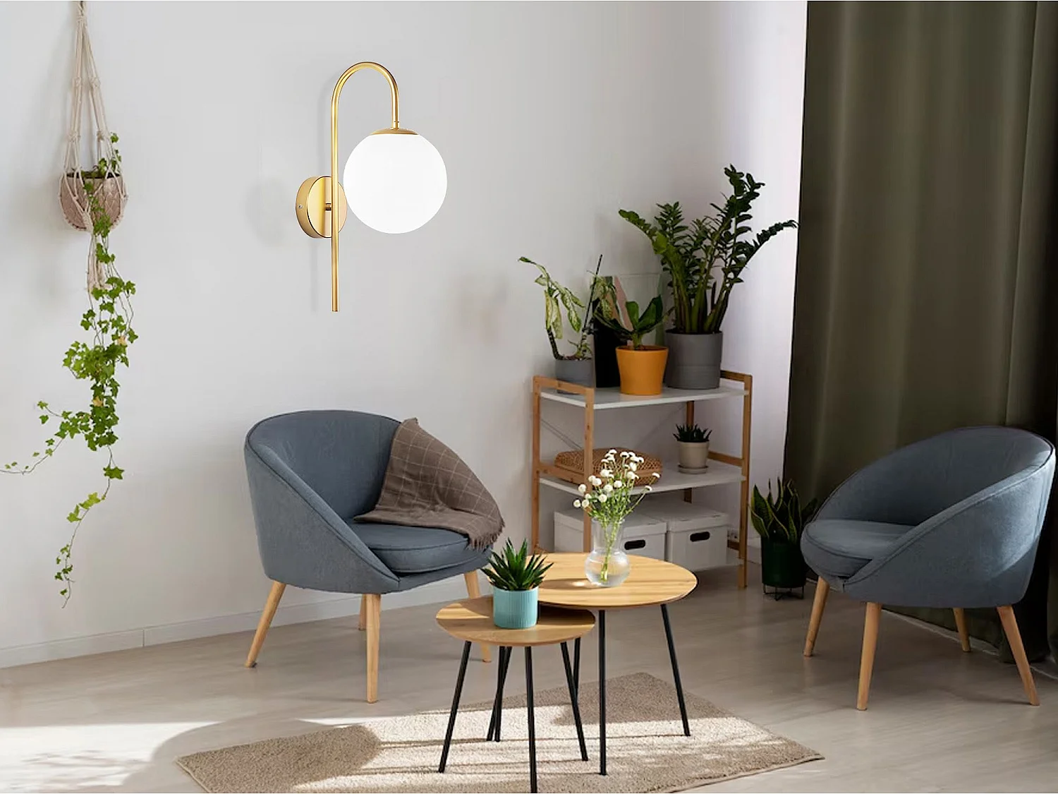 Applique Murale Toolight G091-1W Gold White