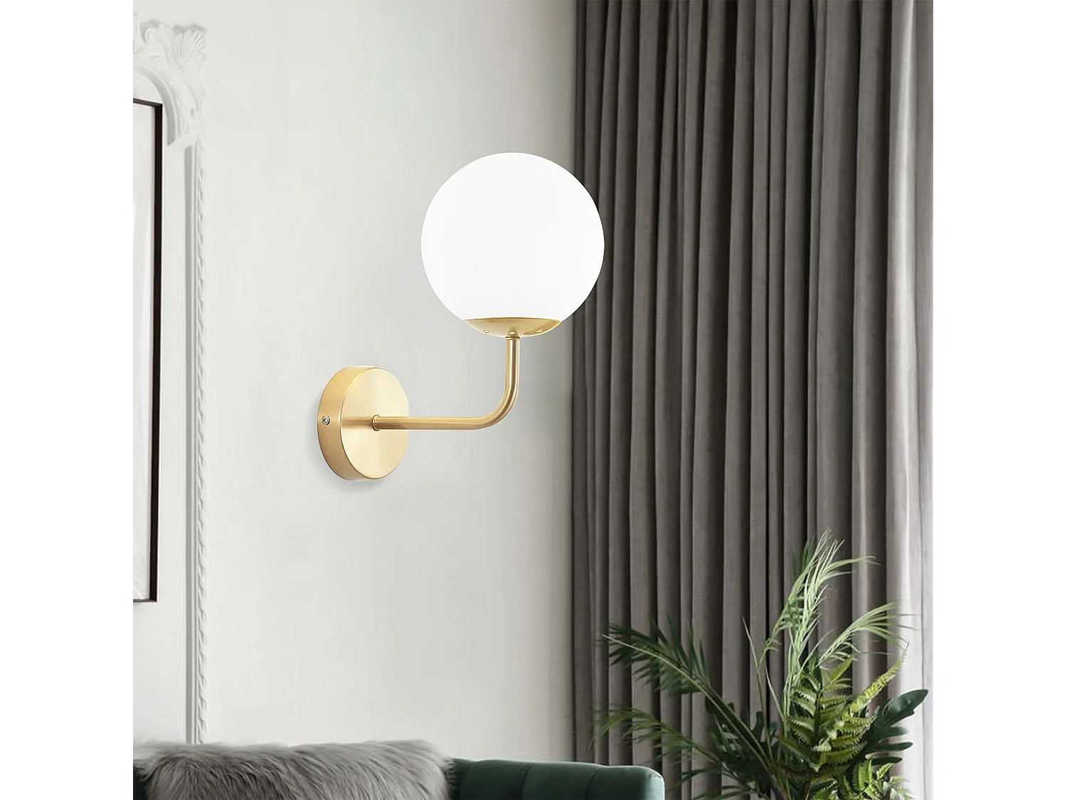 Applique Murale Toolight G096-1W Gold White