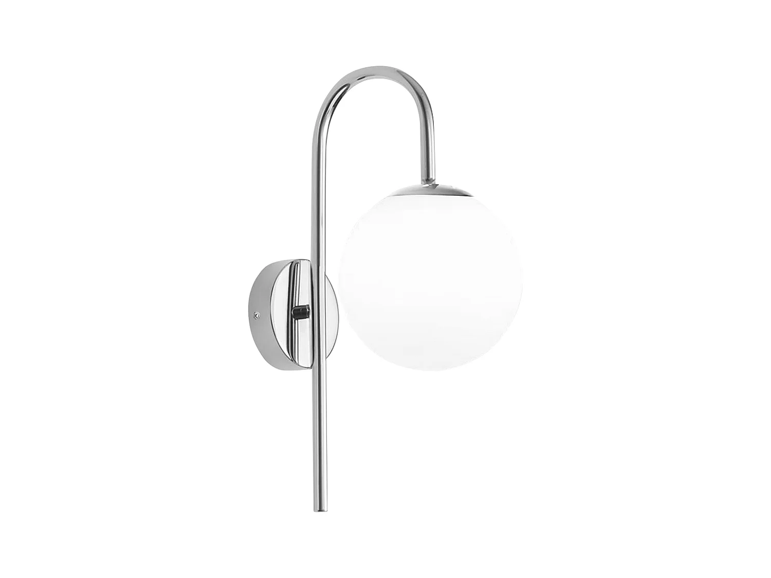 Lâmpada De Parede Toolight G092-1W Chrome White