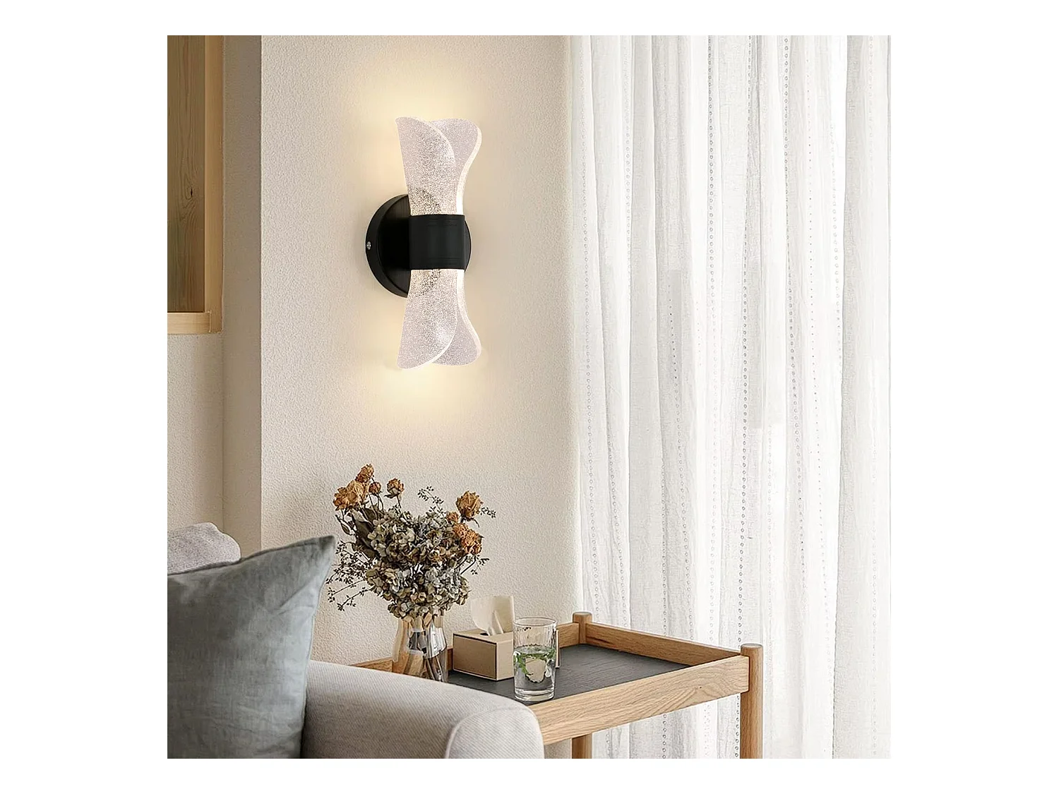 Lâmpada De Parede Led Toolight G029-W Black