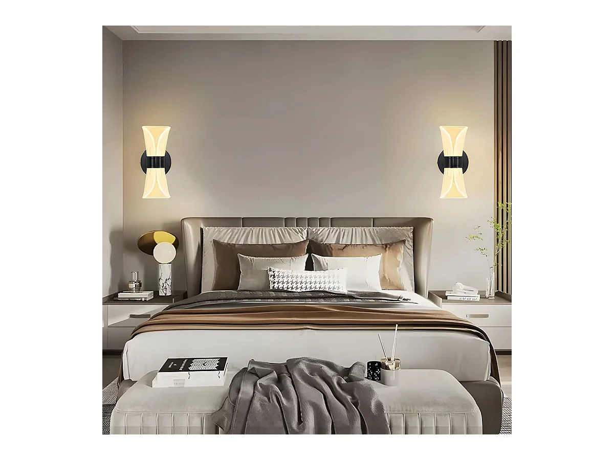 Lâmpada De Parede Led Toolight G029-W Black