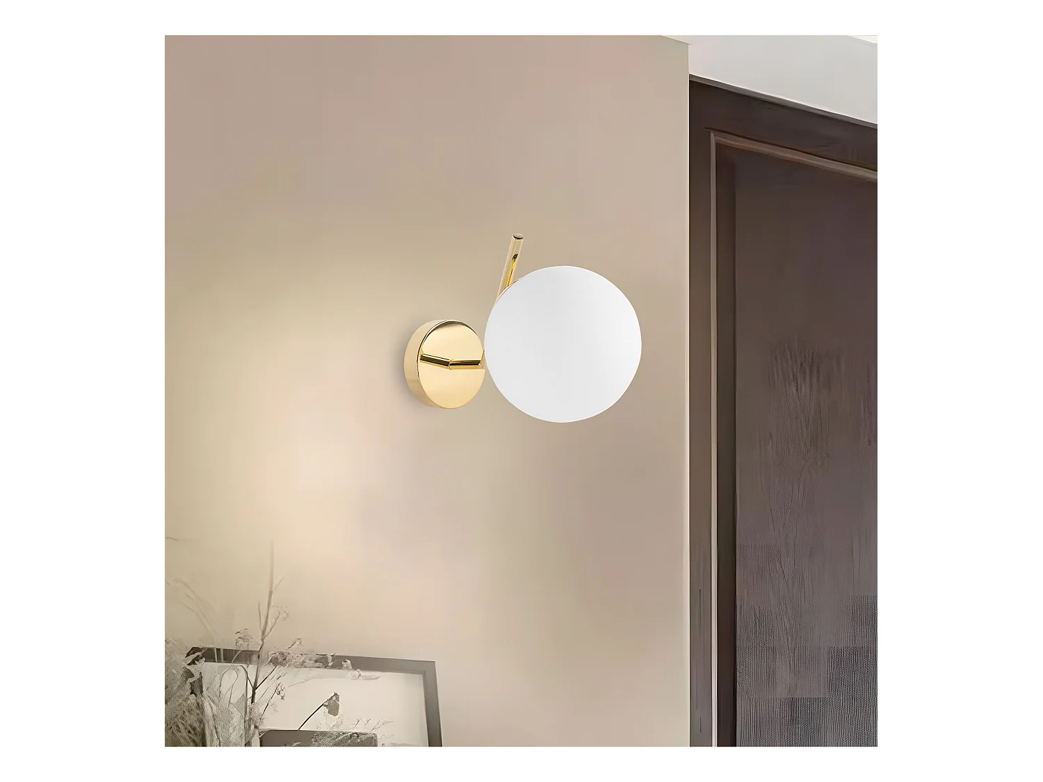 Lámpara De Pared Toolight G100-1W Gold White