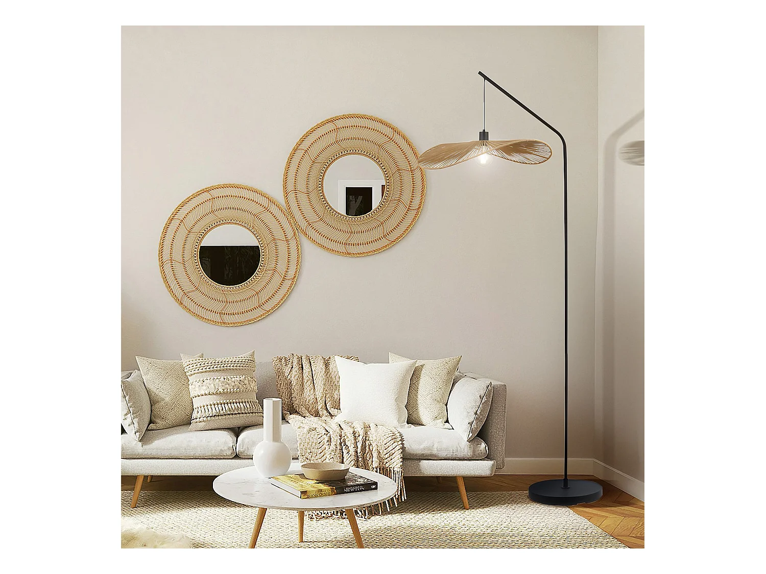 Lampe Autoportante Toolight App1829-1F Brown