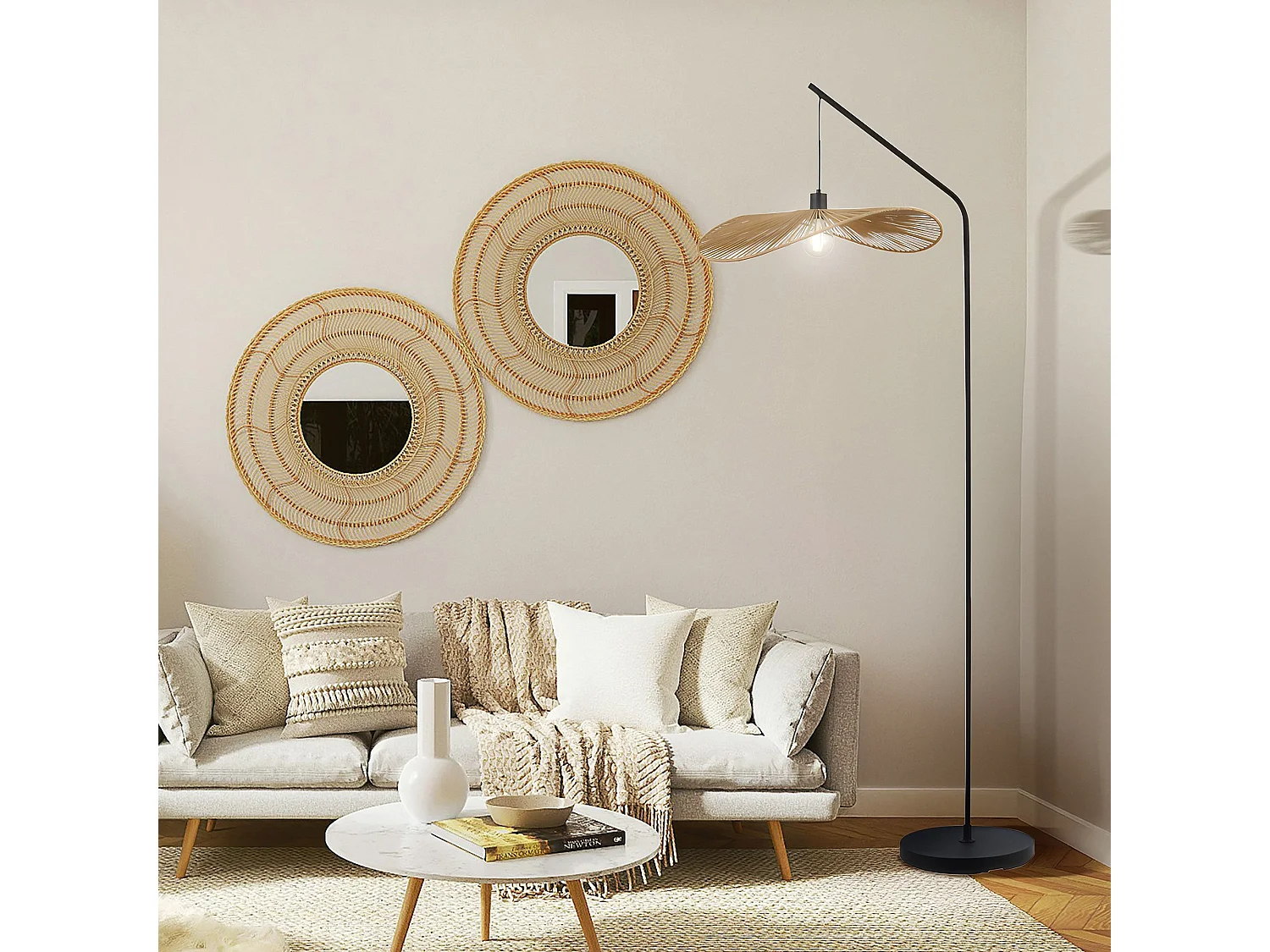 Lampe Autoportante Toolight App1829-1F Brown