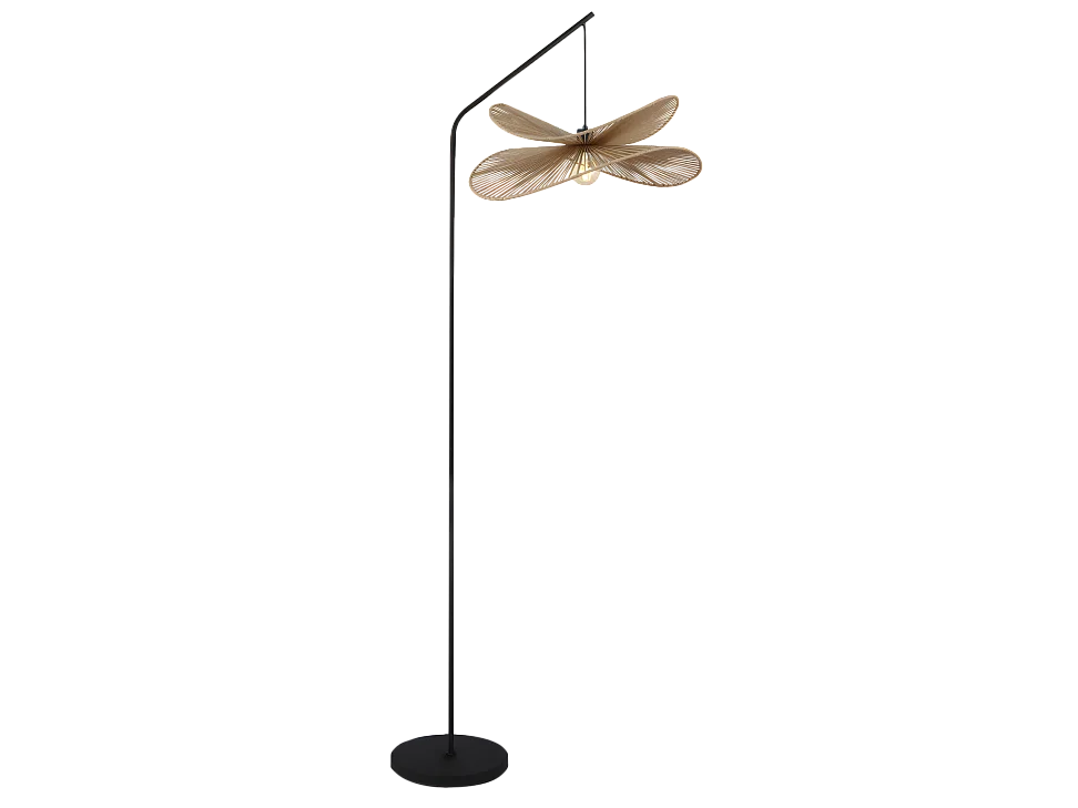 Staande Lamp Toolight App1830-1F Black Brown