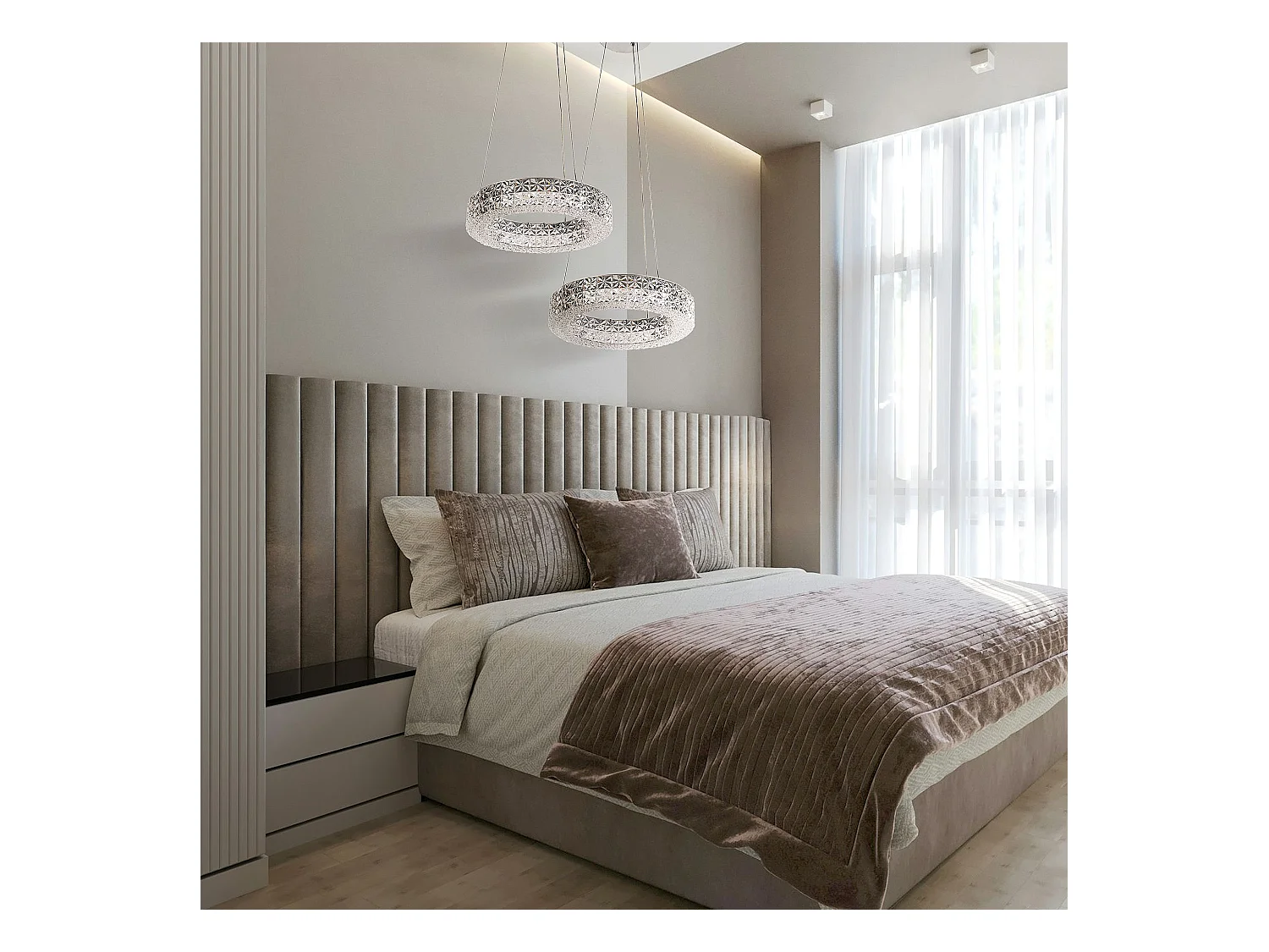 Lampe Suspendue Led Toolight Ms003-Cp Chrome