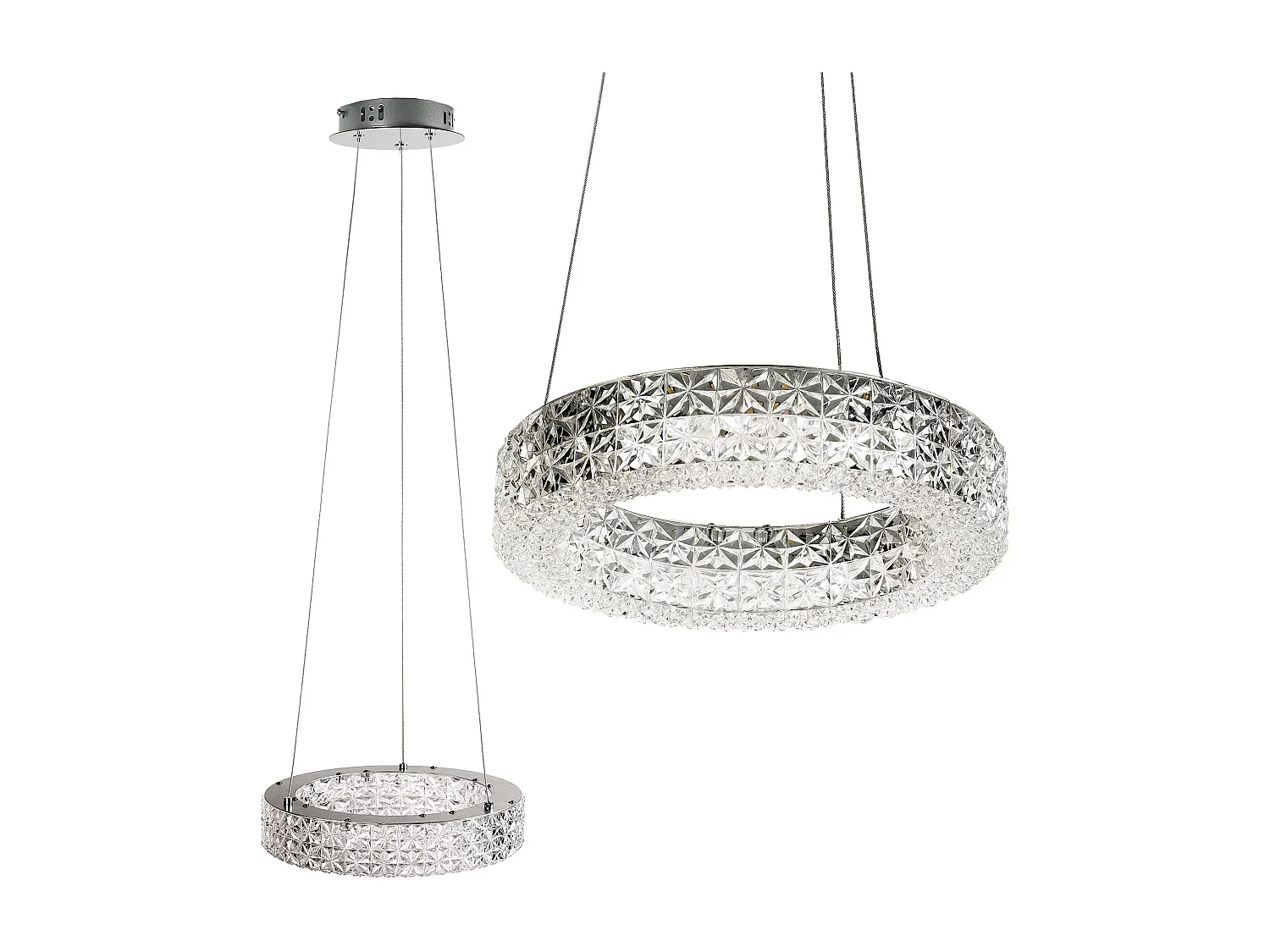 Lampe Suspendue Led Toolight Ms003-Cp Chrome