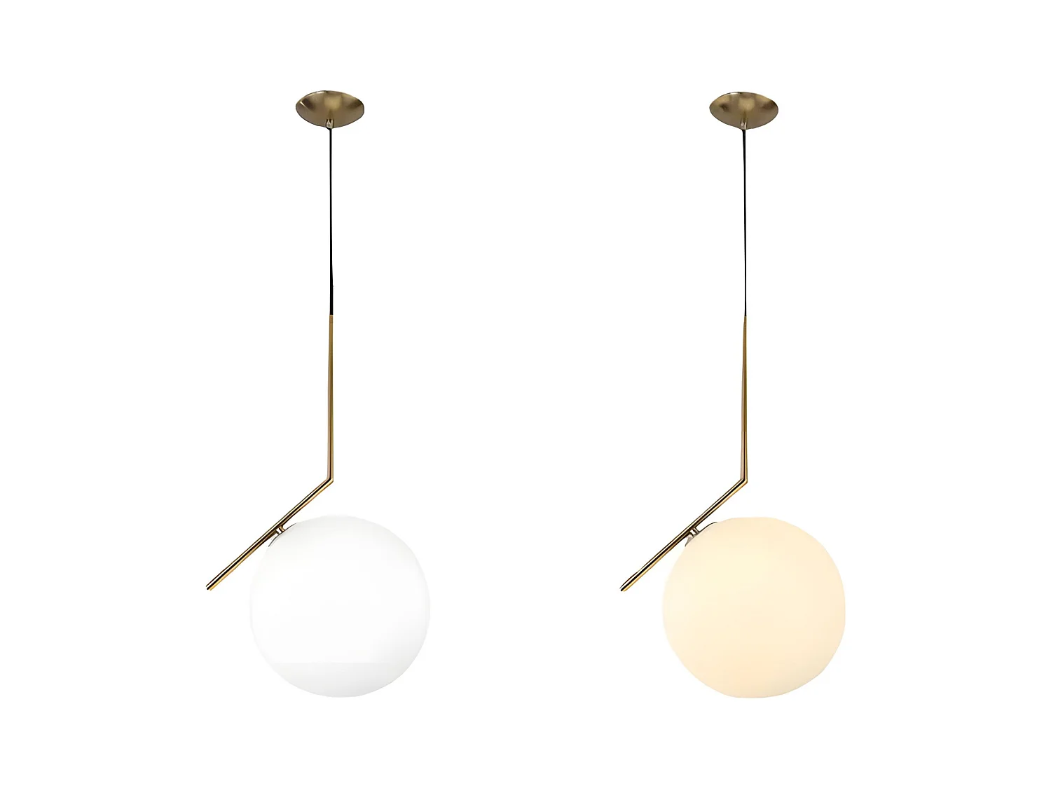 Lampe Suspendue Toolight G106-1W Gold White