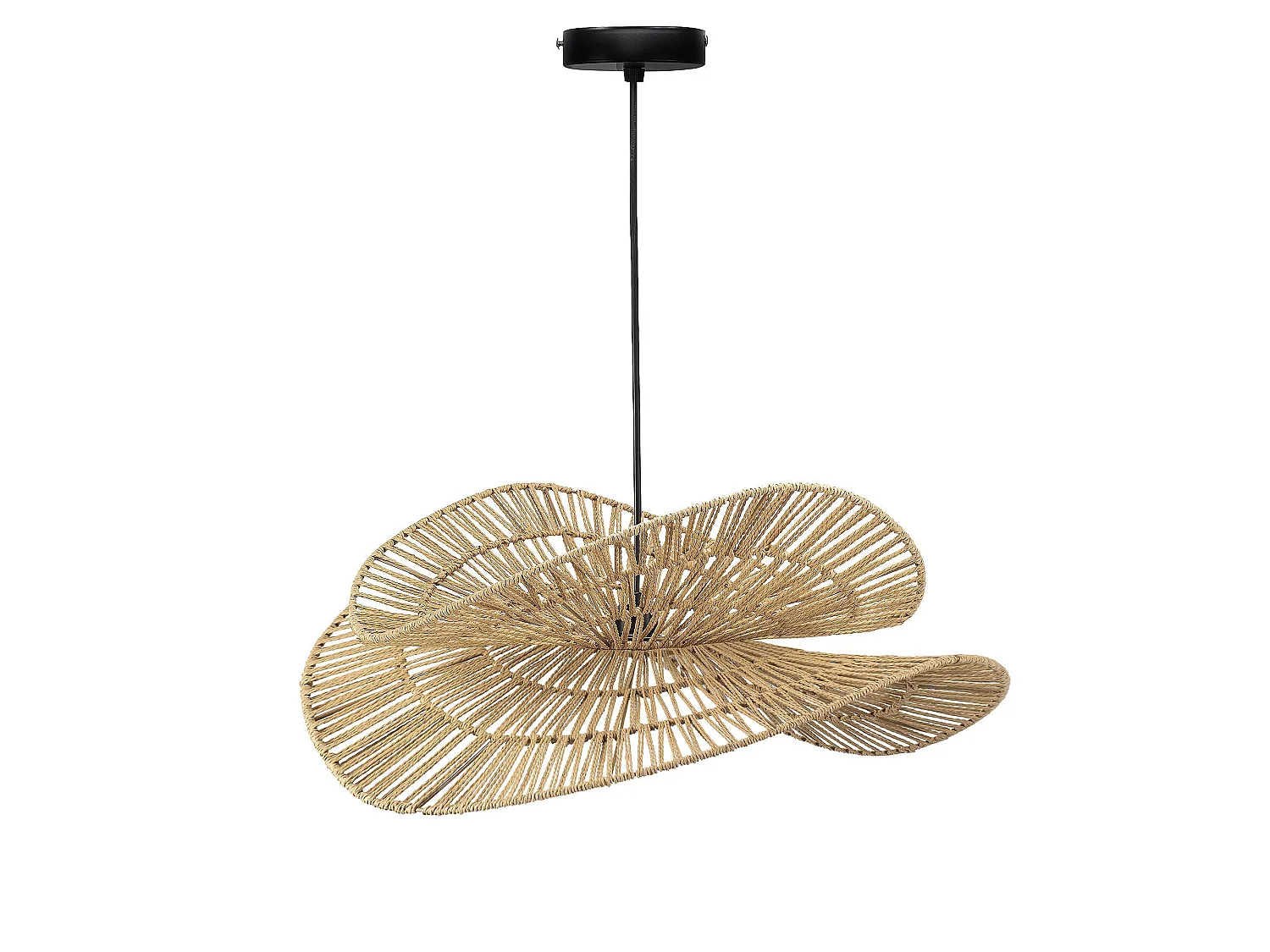 Lampe Suspendue Toolight App1737-1Cp Beige 50Cm