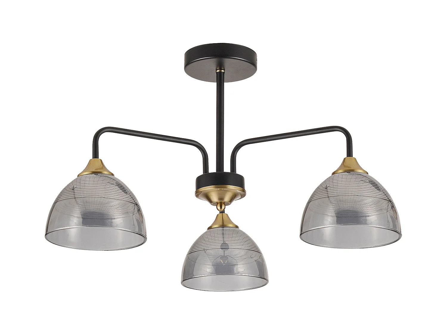 Hanglamp Toolight G084-3C Black Grey
