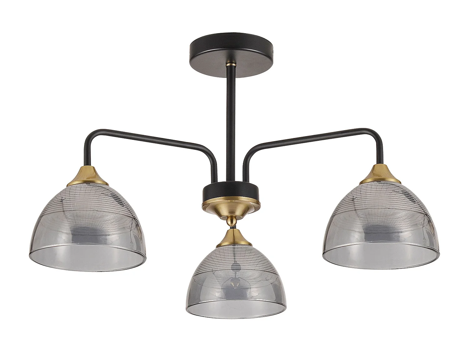 Lampe Suspendue Toolight G084-3C Black Grey