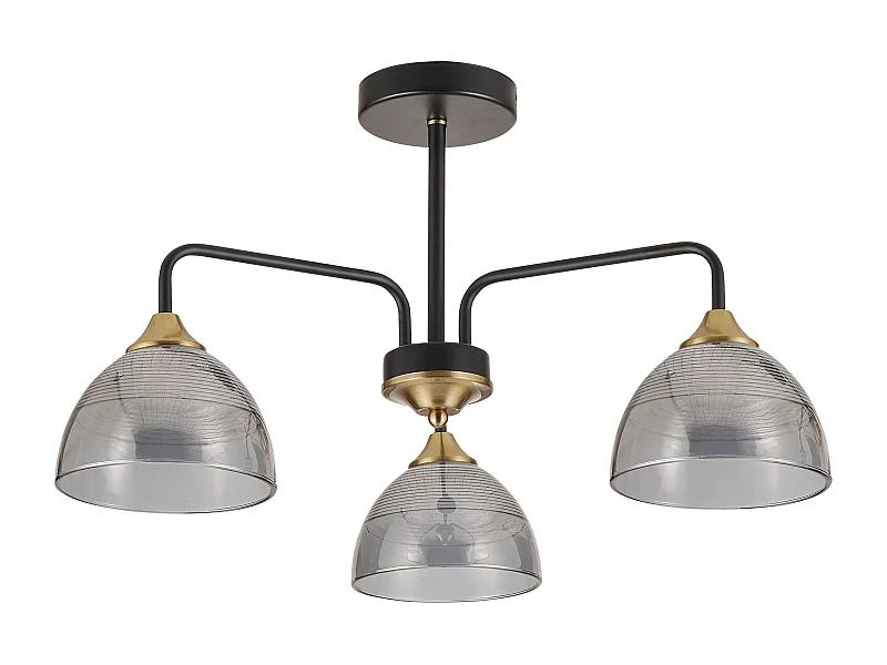 Hanglamp Toolight G084-3C Black Grey