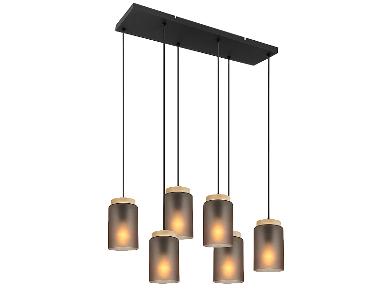 Candeeiro Suspenso Toolight App1813-6Cp Grey