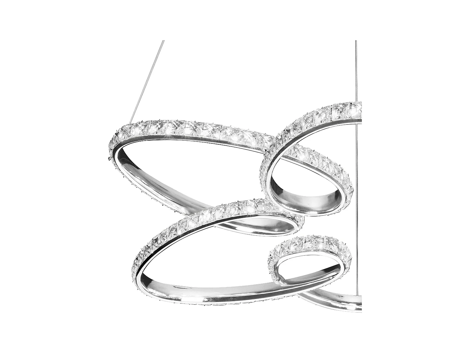 Lampe Suspendue Led Toolight G002-Cp Chrome