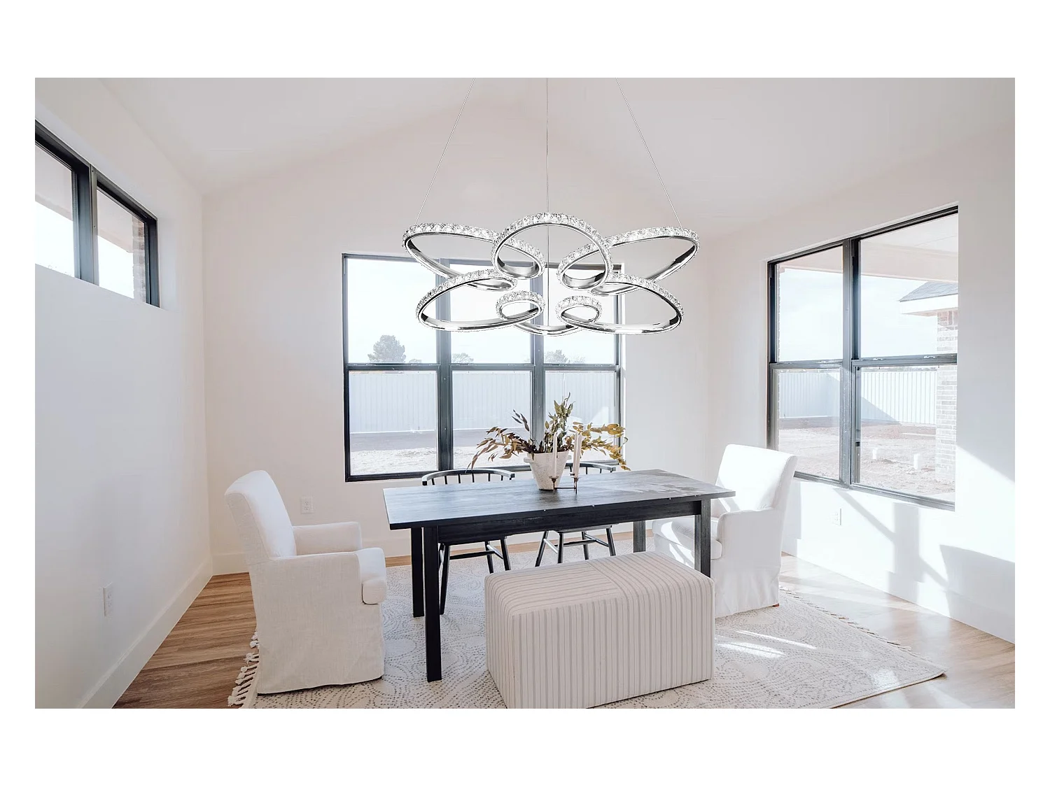 Lampe Suspendue Led Toolight G002-Cp Chrome