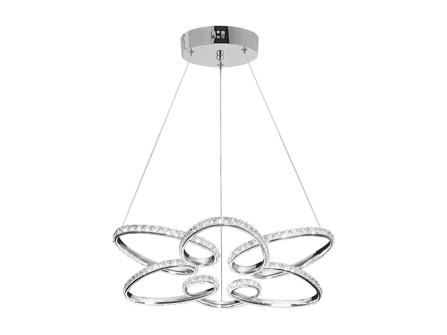 Lampe Suspendue Led Toolight G002-Cp Chrome