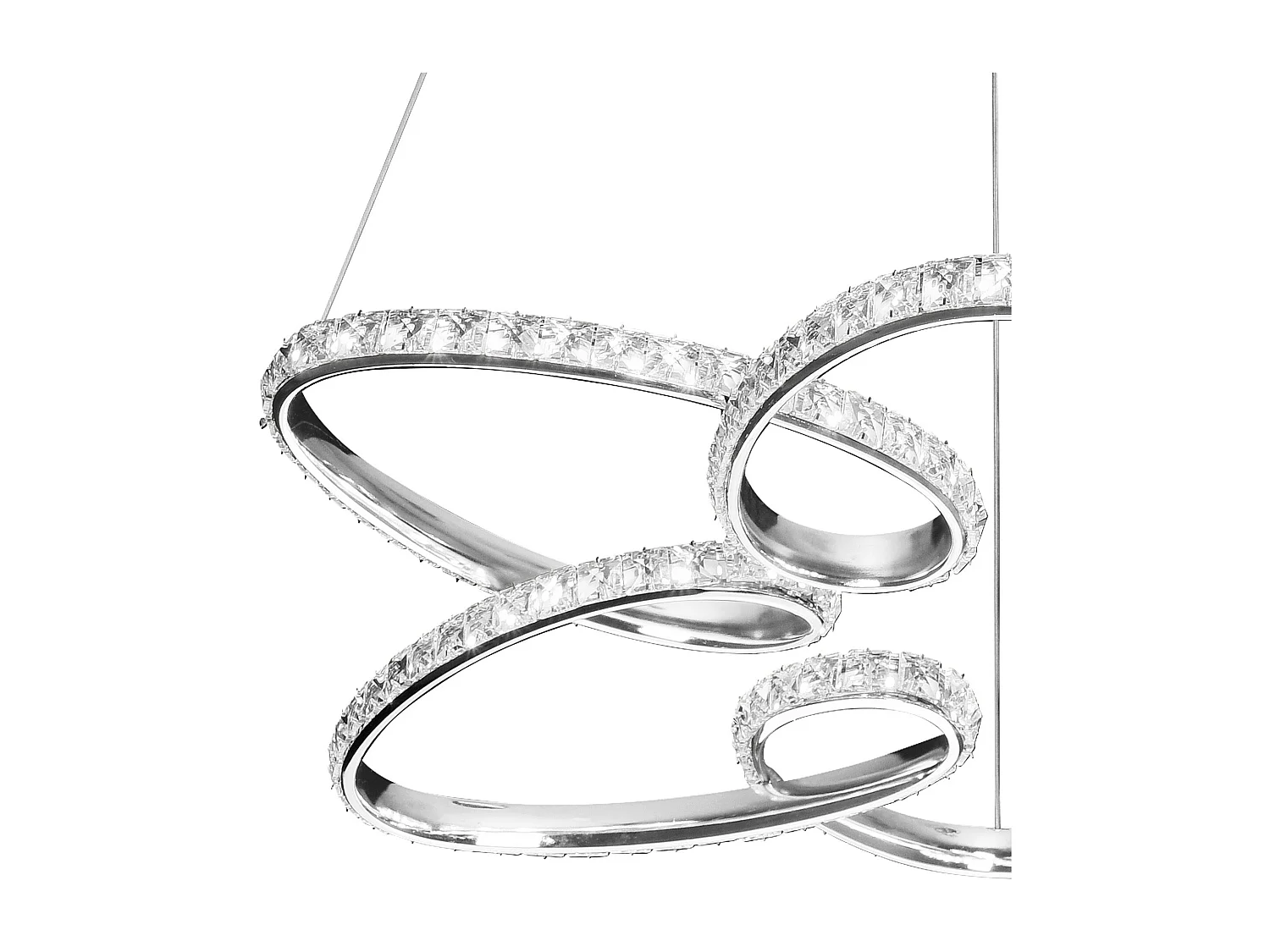 Lampe Suspendue Led Toolight G002-Cp Chrome