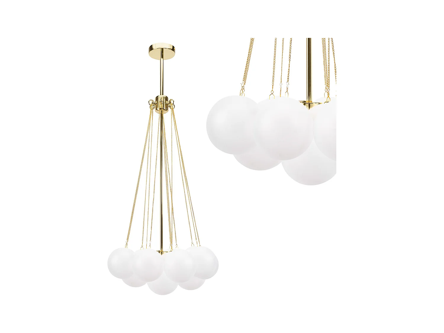 Lampe Suspendue Toolight App1688-12Cp Gold