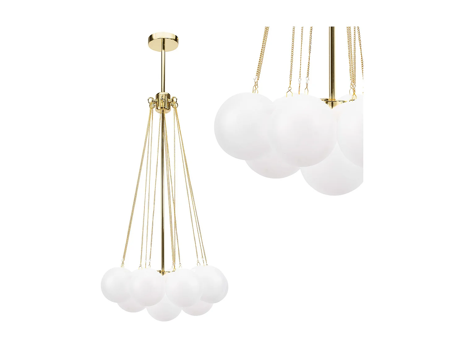 Lampe Suspendue Toolight App1688-12Cp Gold