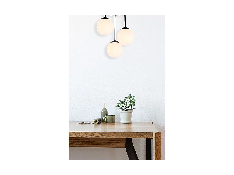 Lampe Suspendue Toolight App1815-3Cpr Black White