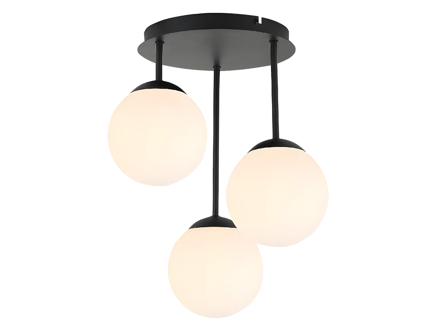 Lampe Suspendue Toolight App1815-3Cpr Black White