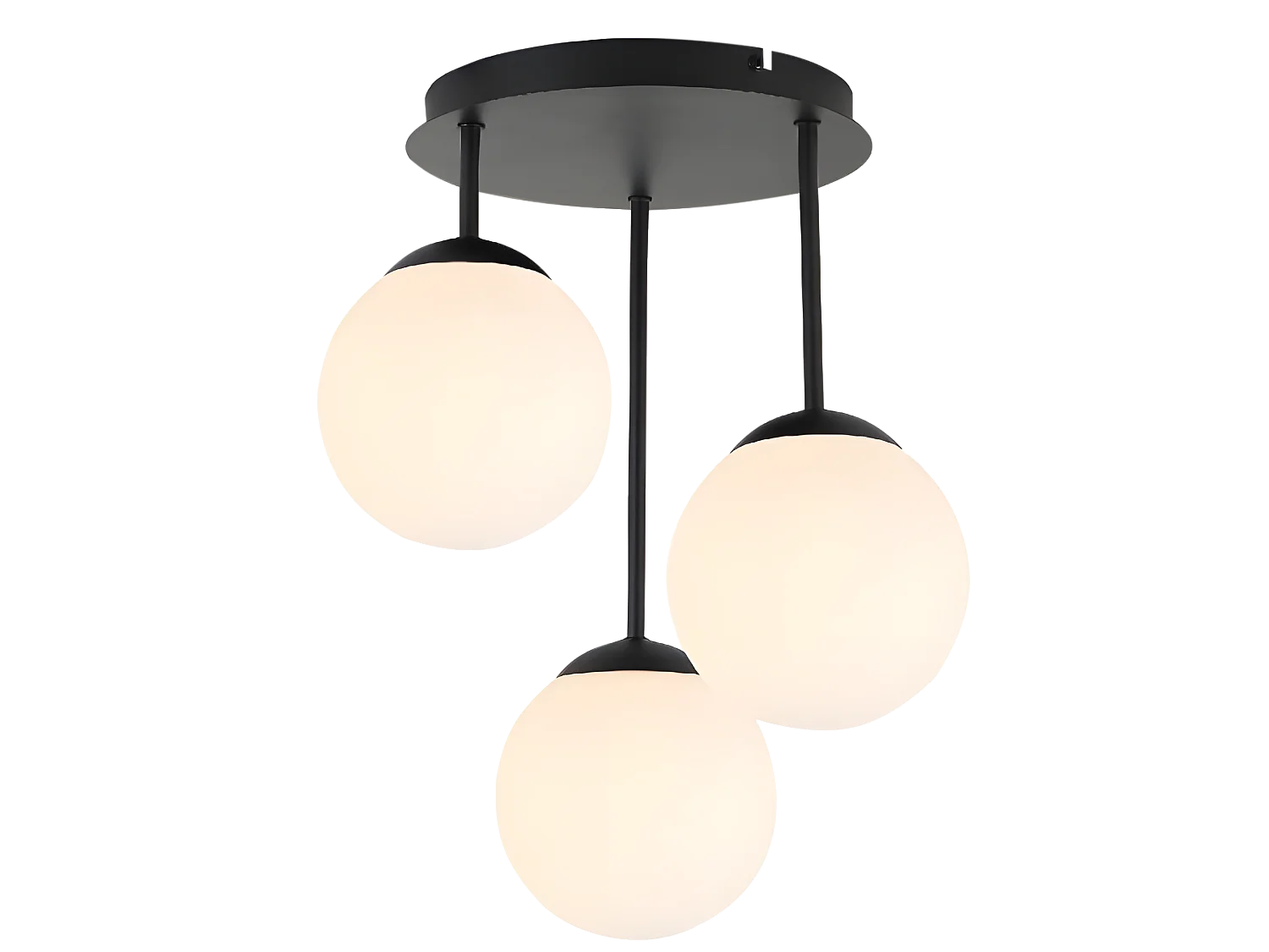 Lampe Suspendue Toolight App1815-3Cpr Black White