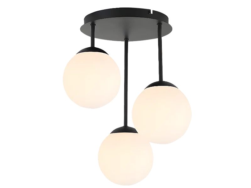 Hanglamp Toolight App1815-3Cpr Black White