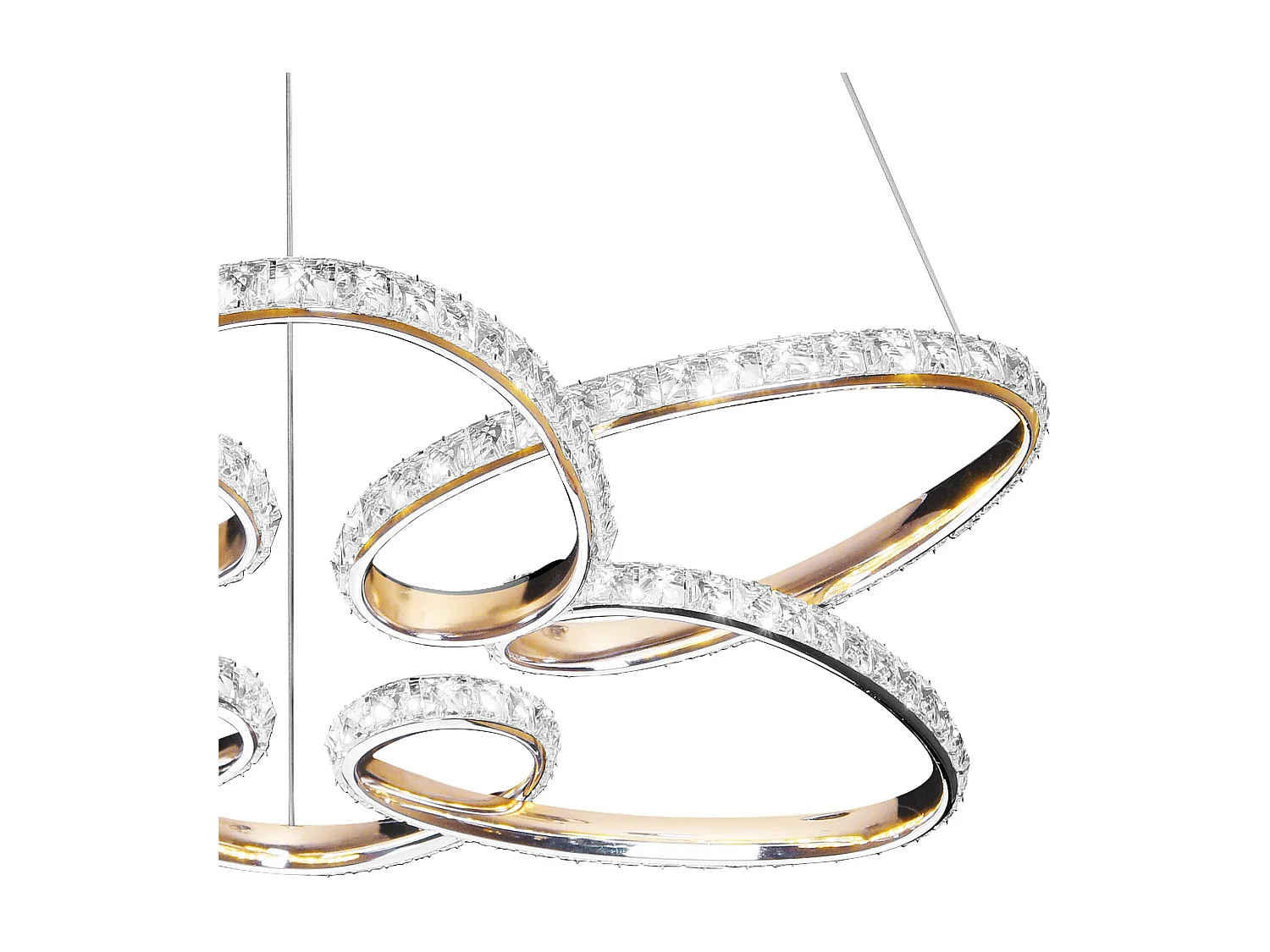 Lampe Suspendue Led Toolight G001-Cp Gold