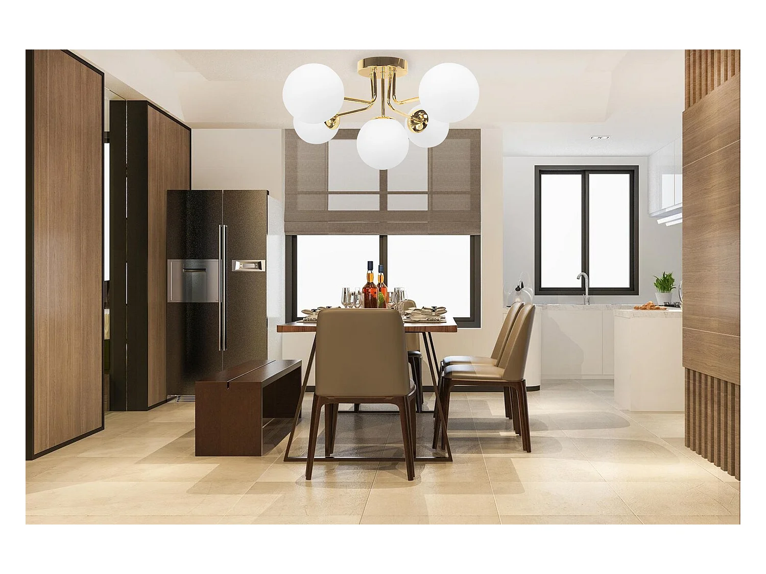 Lampe Toolight App1575-5C Gold