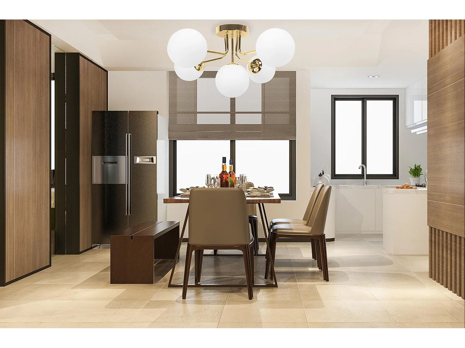 Lampe Toolight App1575-5C Gold