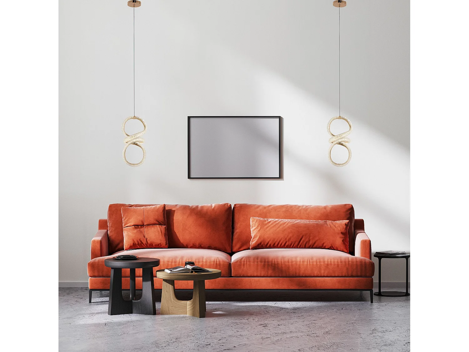 Hängande Taklampa Toolight G070-Cp Led Gold