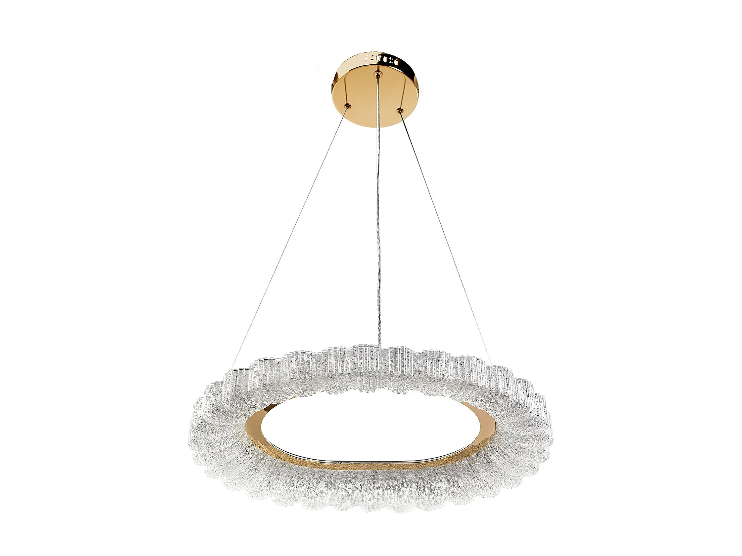 Lampe Suspendue Led Toolight Ms019-Cp Rose Gold 60Cm