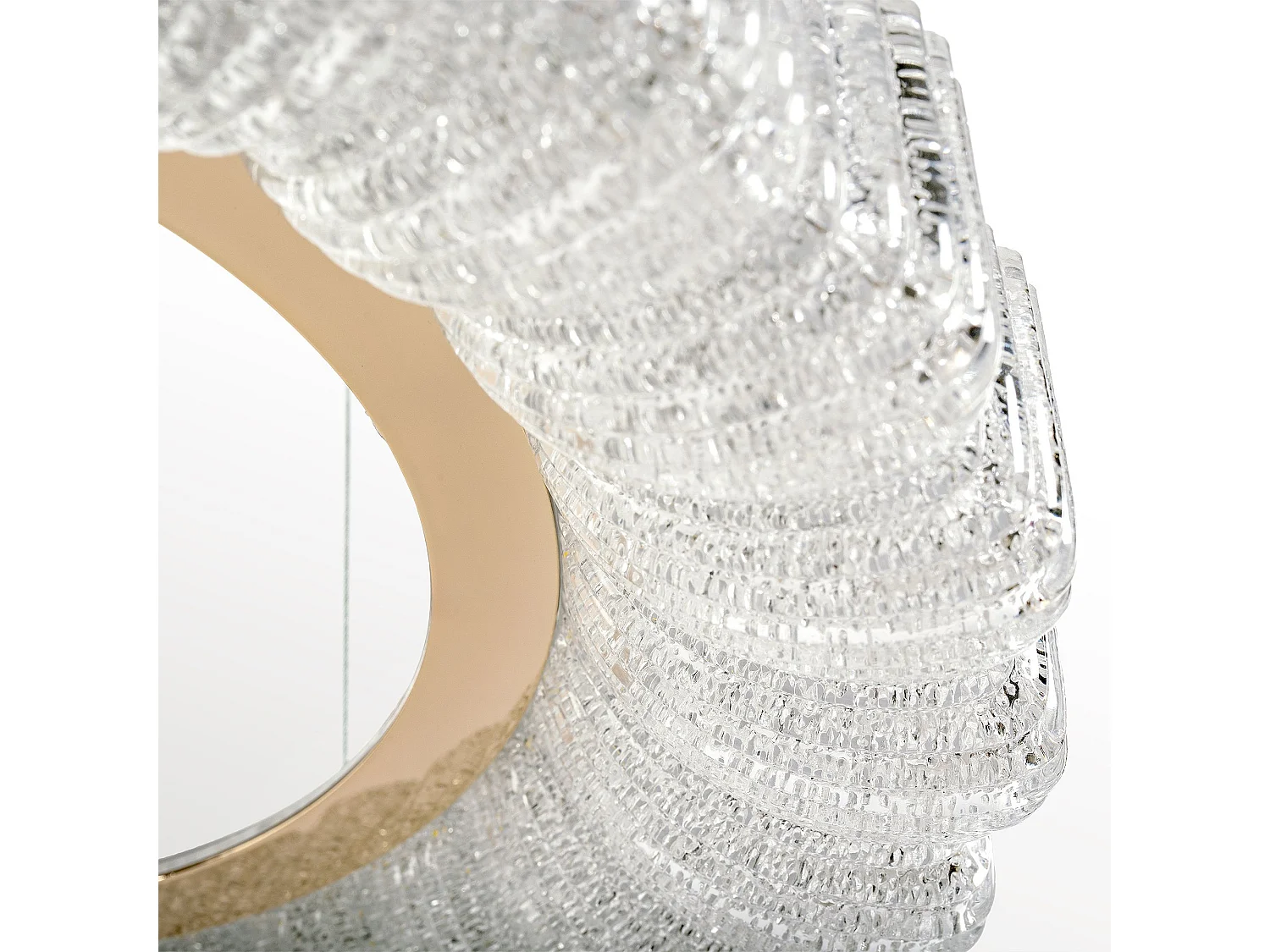 Lampe Suspendue Led Toolight Ms019-Cp Rose Gold 60Cm